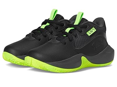 Under Armour Kids Pre School Lockdown 7 (Little Kid) Kids Shoes Black/Anthracite/Metallic Black : 12.5 Little Kid M, Synthetic