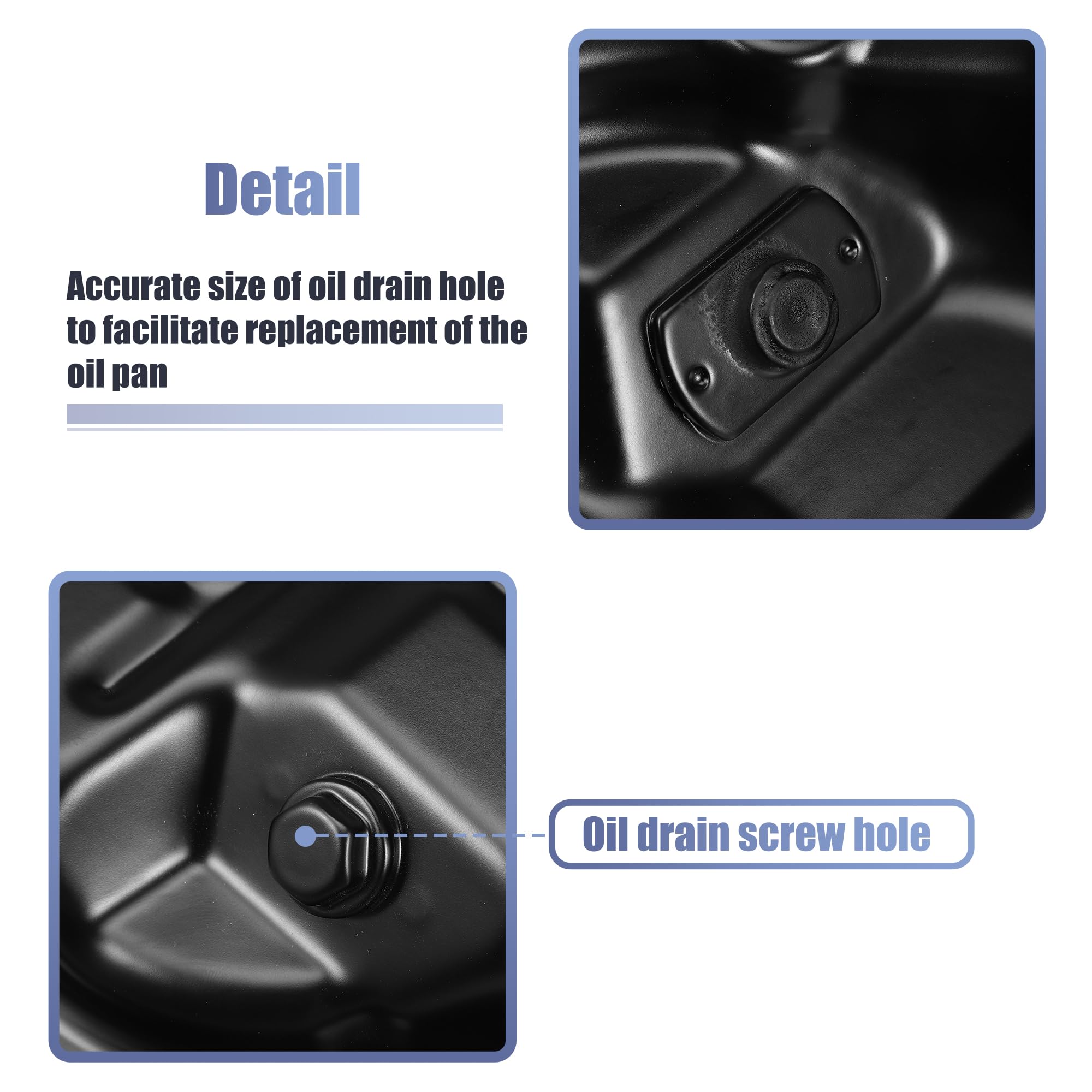 X AUTOHAUX Engine Oil Pan Replacement No.11110JK20C for Nissan 370Z 2009-2020 for Infiniti EX35 2008-2012