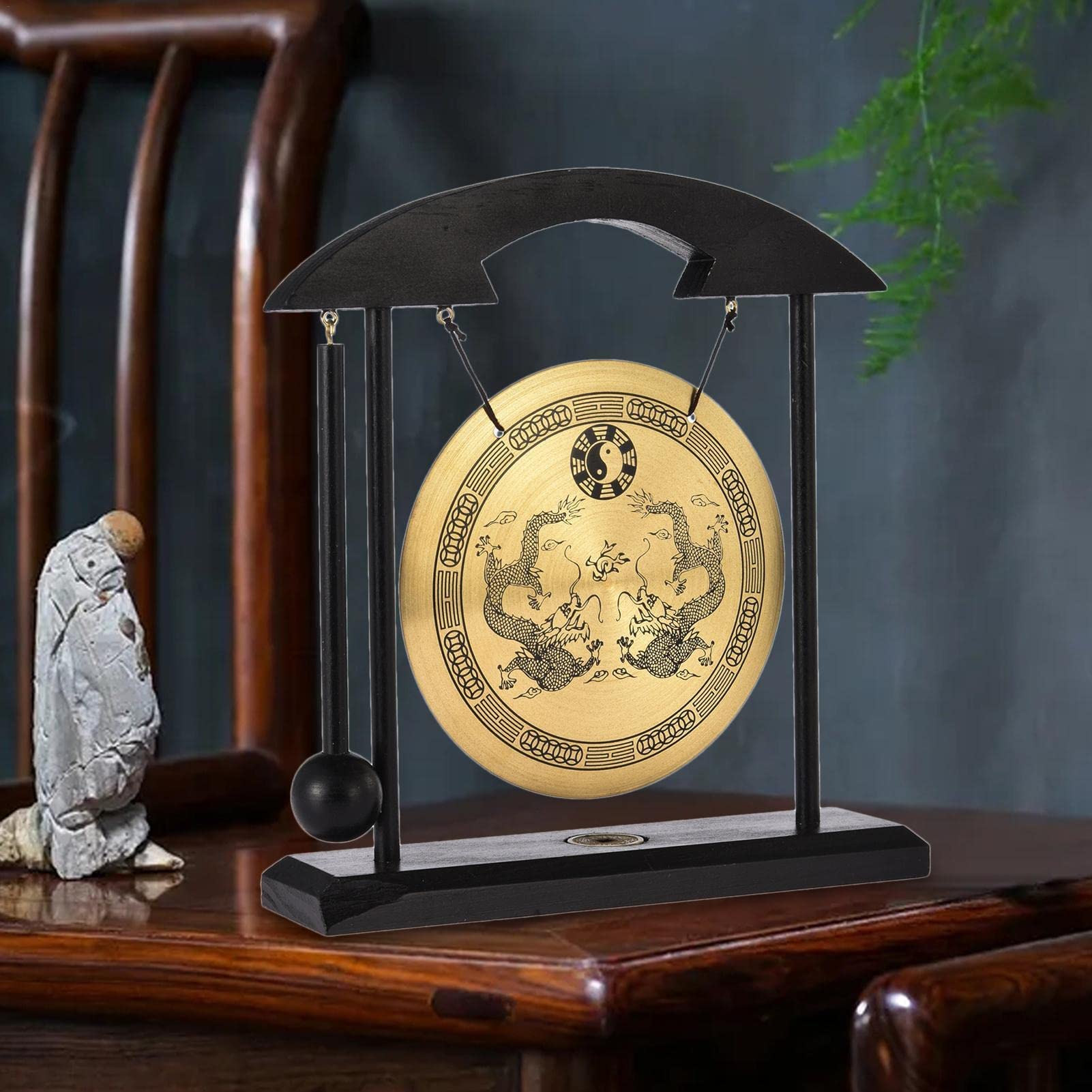 Mini Gong De Bureau, Instruments De Percussion à Carillon à Vent