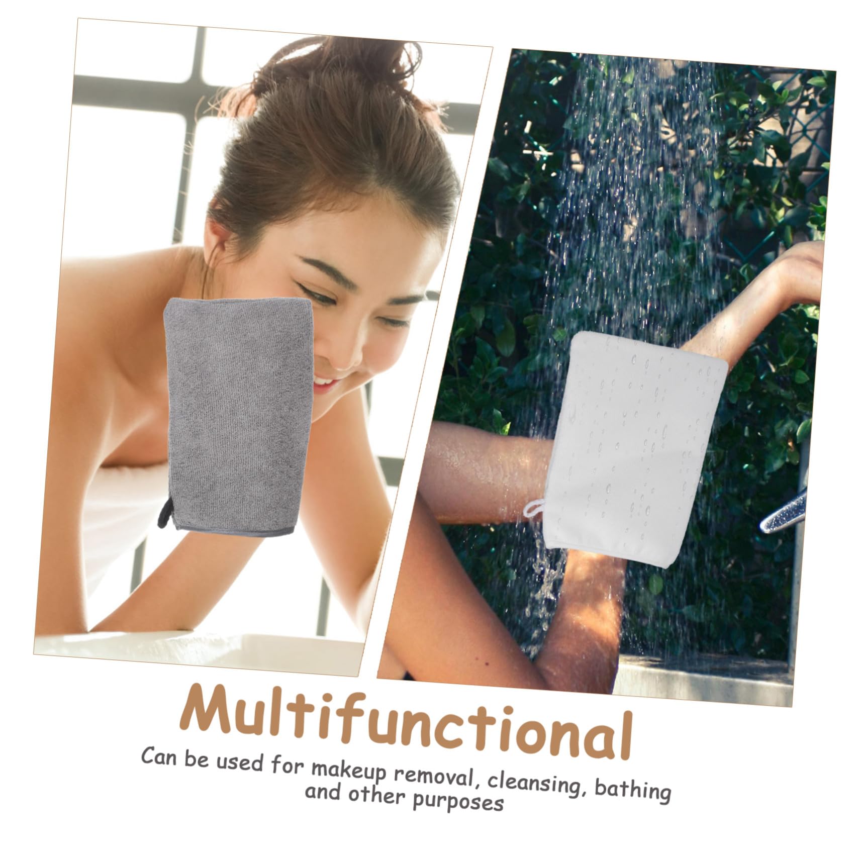 Guantes Exfoliantes de Ducha 6 Piezas de Fibra Superfina
