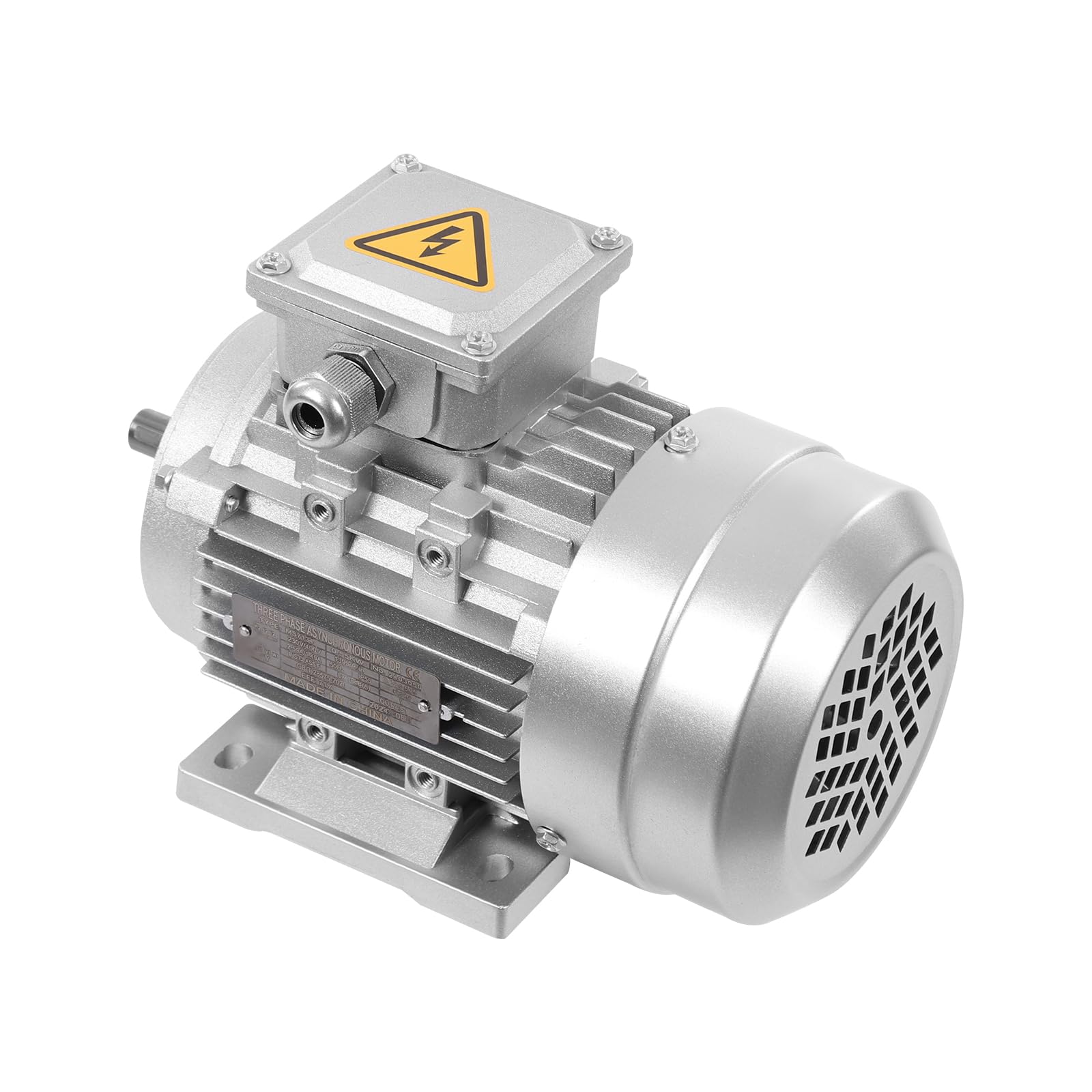 Motor eléctrico trifásico de 550 W, motor asíncrono, motor eléctrico trifásico de 1395 rpm, motor eléctrico trifásico con bobina de cobre puro, motor industrial S1 para máquinas y equipos