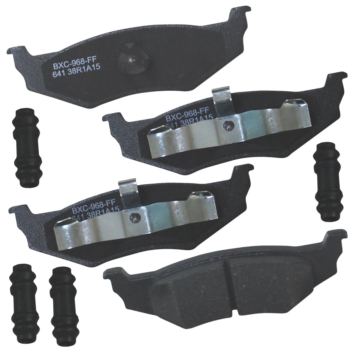 Bendix Premium SBC641 Ceramic Rear Brake Pads for Select Models Chrysler 300M, Cirrus, Intrepid, Neon, PT Cruiser, Sebring, Stratus, Dodge Plymouth Breeze, Neon