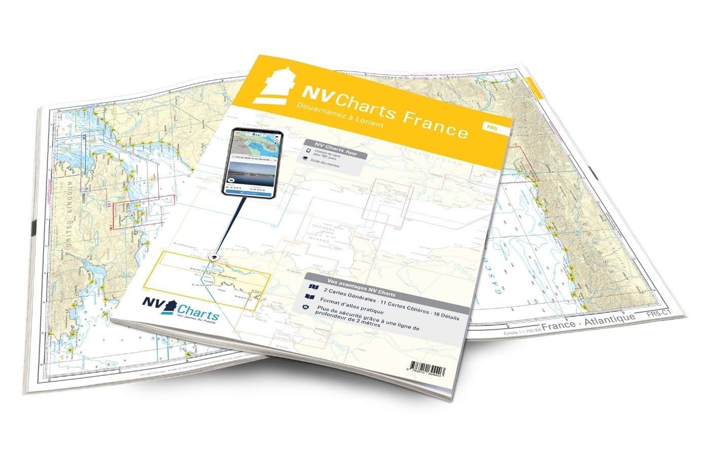 NV Charts Atlas Douarnenez à Lorient FR5