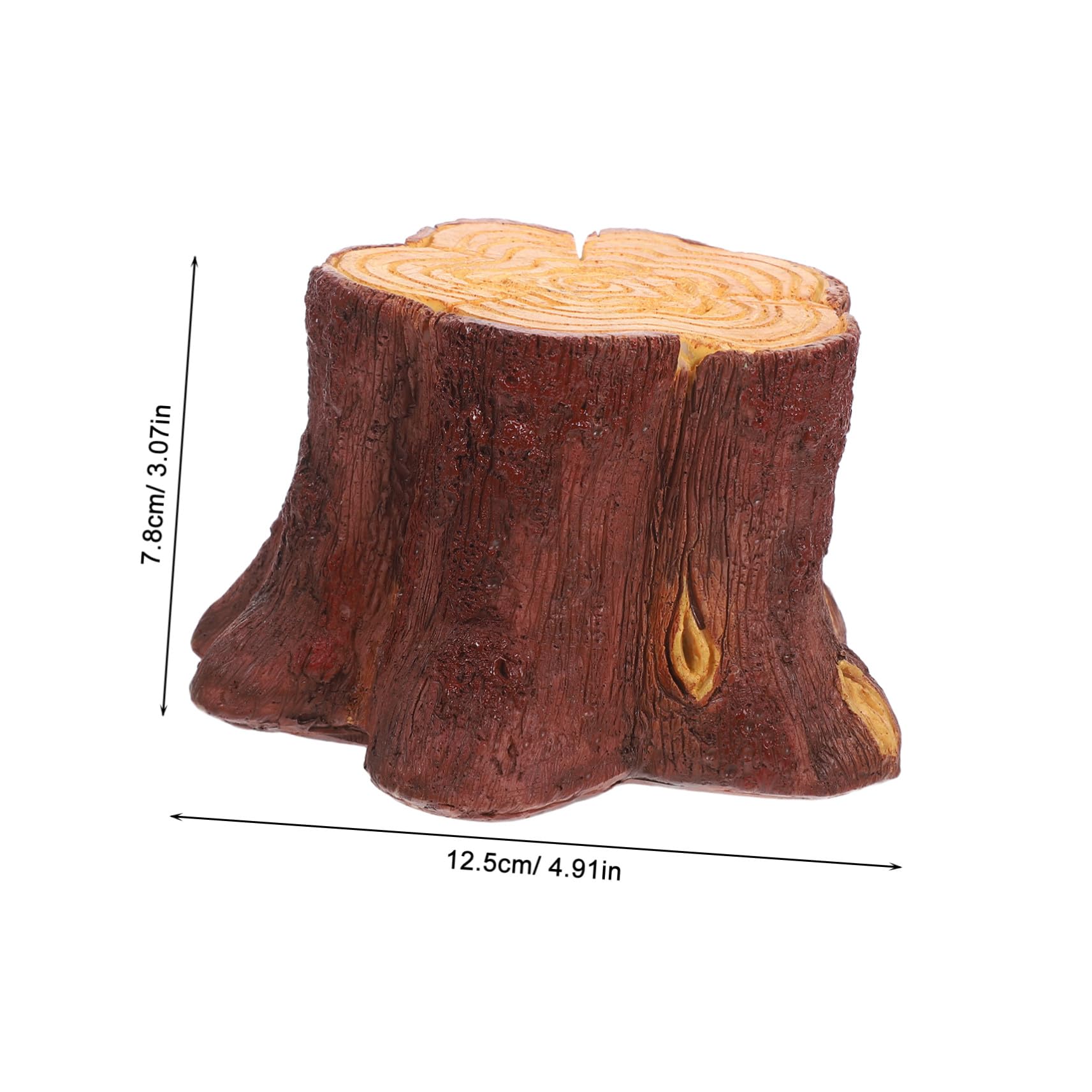Alipis 1.5w Lampada LED in Resina Forma di Albero Lampada da Tavolo Effetto Fiamma Artificiale Luce USB da Tavolo per Decorazioni Festive e Notturne Luce Finta di Fuoco per Uso Interno