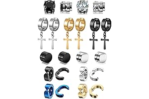 Non-Pierced Earrings Set: A Magnetic Masterpiece for Men and Women
