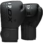 RDX Kids Boxing Gloves Sparring and Muay Thai Maya Hide Leather, Kara Patent Pending Junior Training Mitt for Kickboxing, Punching Bag, Focus Pads, MMA, Thai Pad, Double End Ball Punching Gloves