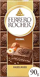 Chocolate Barra Ferrero Rocher ao Leite Avelã Importado 90g