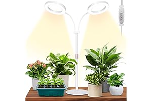 Aogled Grow Light, Dual-Head Plant Grow Lights for Indoor Plants