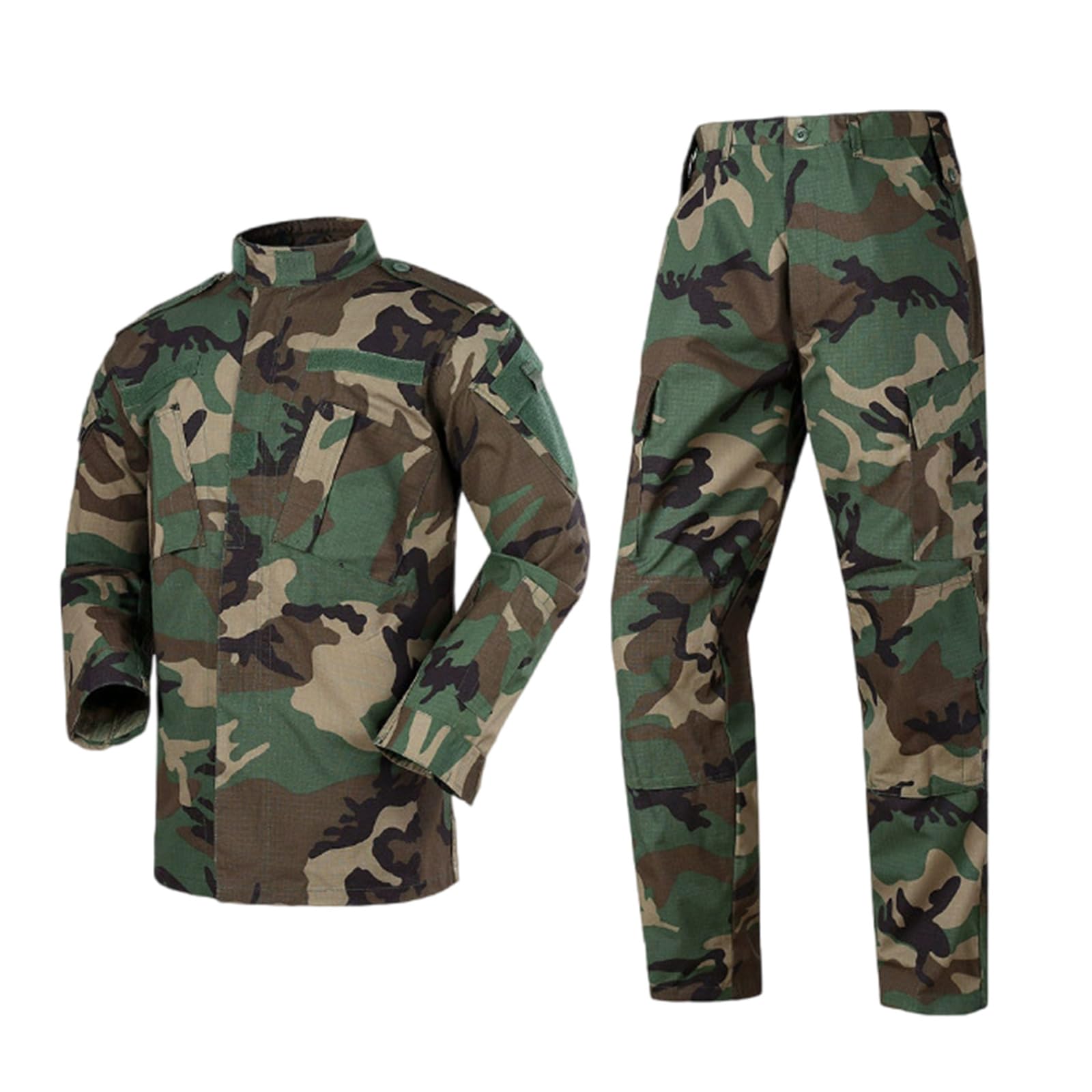 Tuta da allenamento traspirante traspirante misto cotone mimetico abbigliamento per sport all'aria aperta trekking campeggio escursionismo misto cotone mimetico allenamento