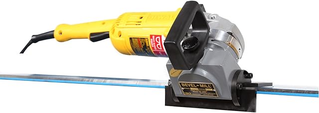 Heck Industries 5000 Bevel-Mill Plate Beveler, 5/16" Maximum Bevel, 2HP, 110V