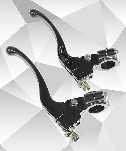 Miniatura 3 de ESEWALAS Palanca de embrague, palancas de freno de bicicleta, accesorios de coche de 78 pulgadas, 0.866 in, izquierda y derecha, palanca de freno de