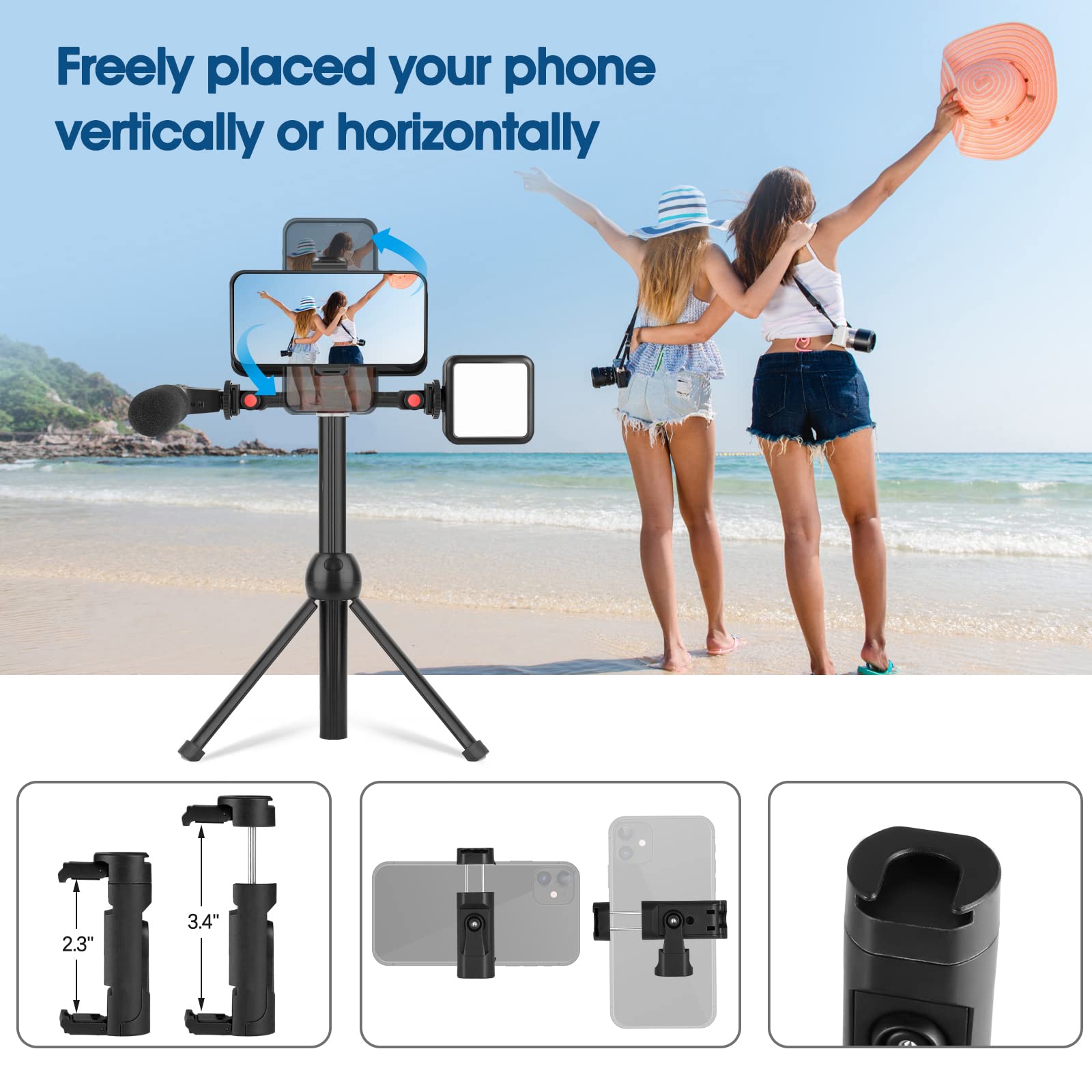 Adattatore Leofoto FA-07 4-in-1: Supporto A Slitta Fredda E Calda Per Treppiede Fotocamera