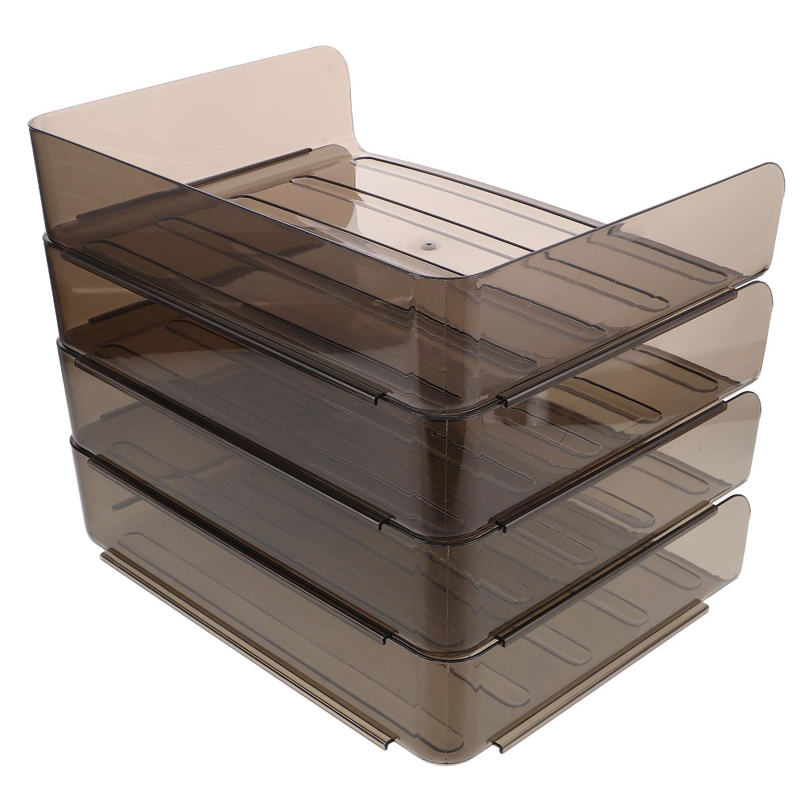 STOBAZA Organizador de Archivos con Diseño Apilable de Escritorio Acrílico y Múltiples Capas para Adecuado para Organizar Documentos y Facturas Fácilmente Organizar Documentos y Facturas