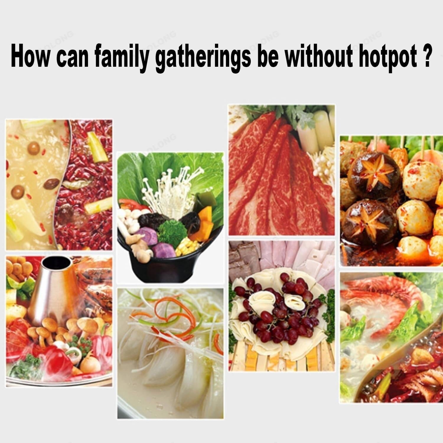 30cm Pure Copper Enamel Hot Pot Electric or Carbon Dual Purpose, Digital Adjustable Temperature Control Anti Scalding Handle, Detachable Easy to Clean