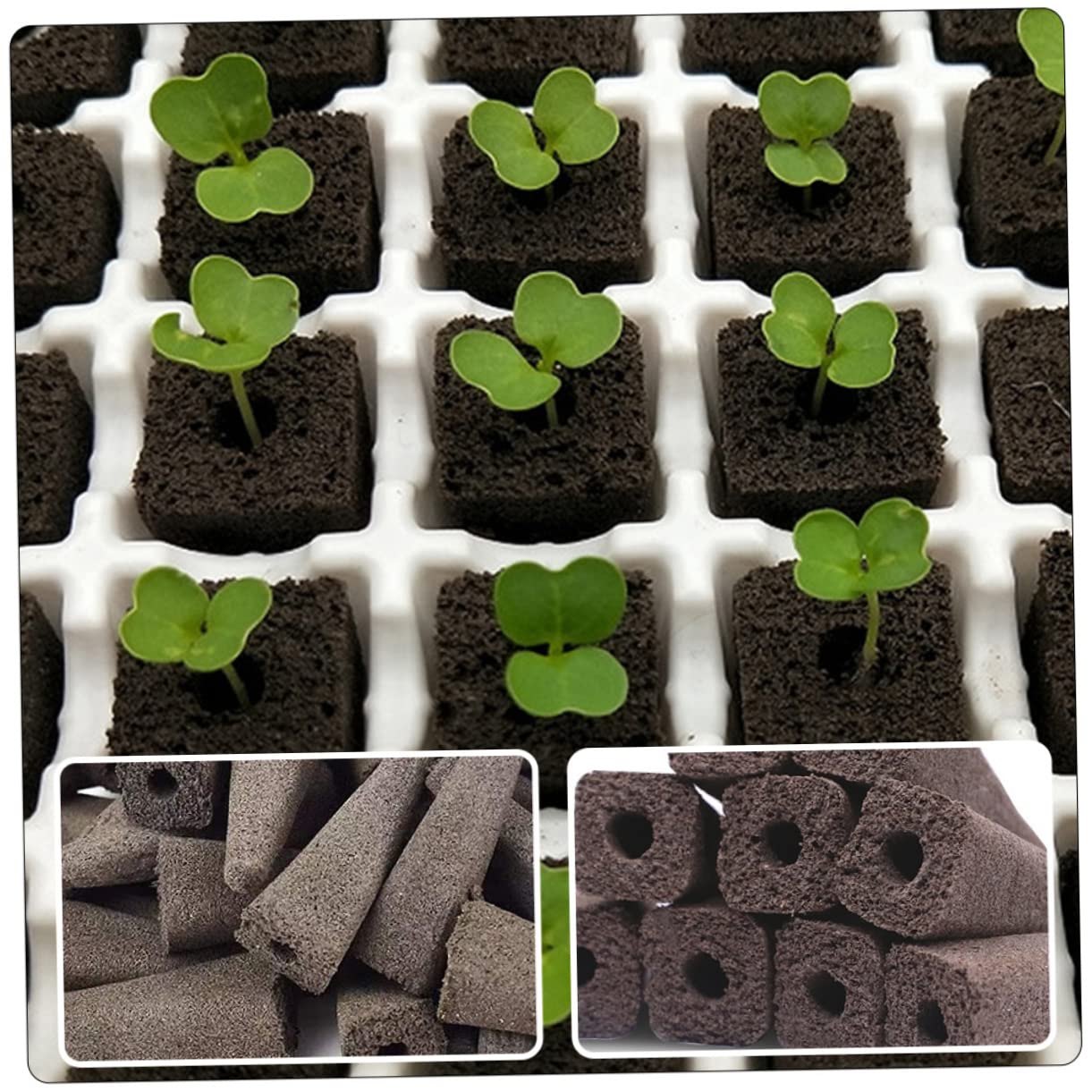 POPETPOP 150pièces Blocs De Culture sans Terre pour Accessoire De Plantation Hydroponique pour Et Urbains