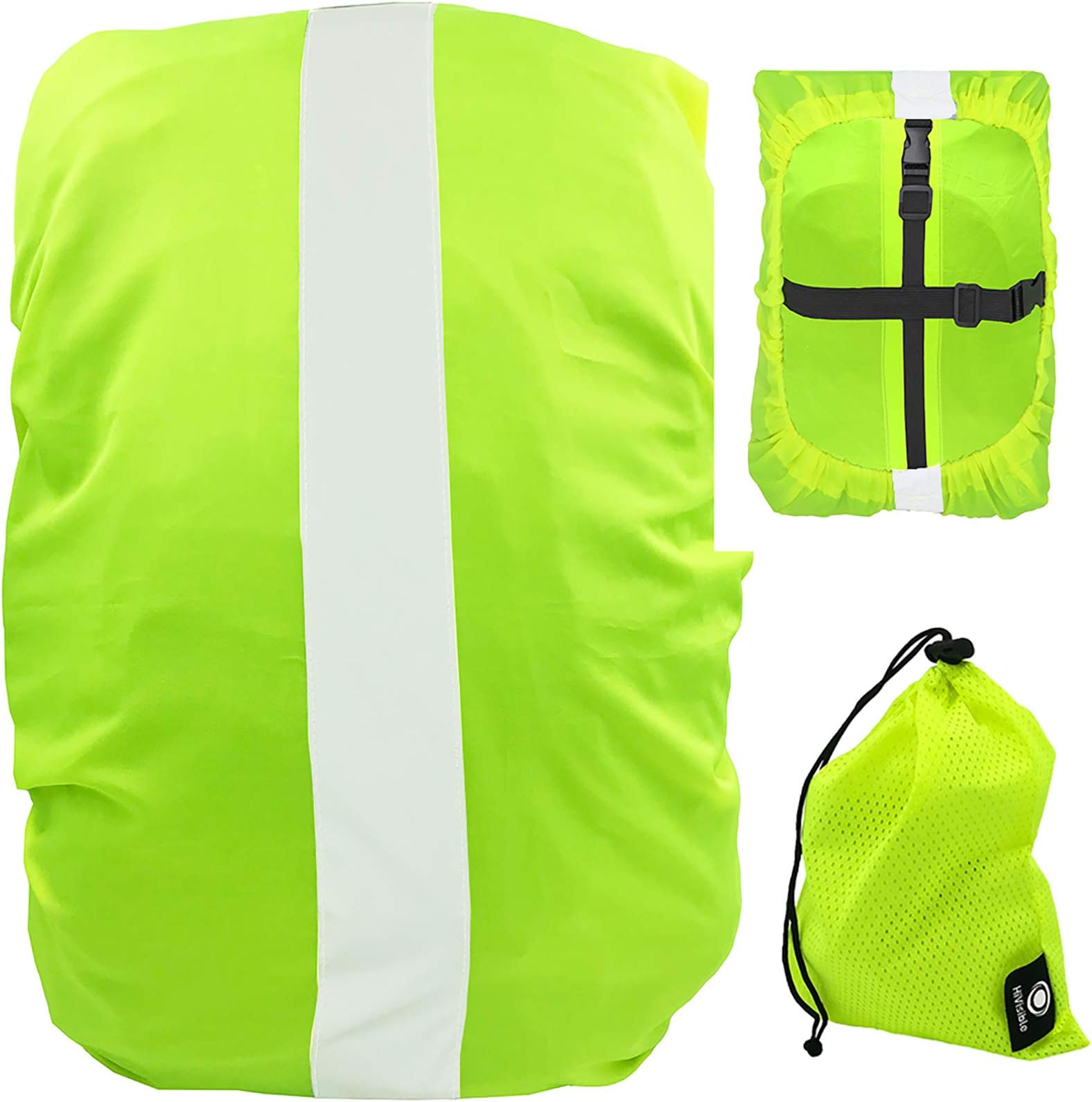 Reflective Backpack Cover Rainproof - Waterproof Rain Cover for Backpack - 10-30L