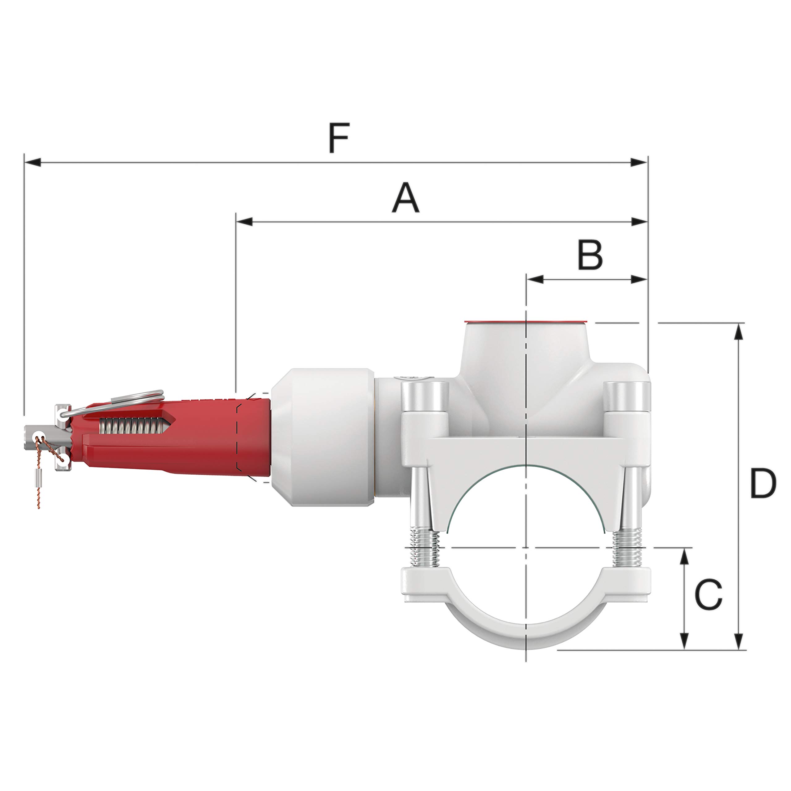 Flamco T-plus in ottone 22 x G½ ”M crea rapidamente un perfetto branche nel sistema operativo 90522