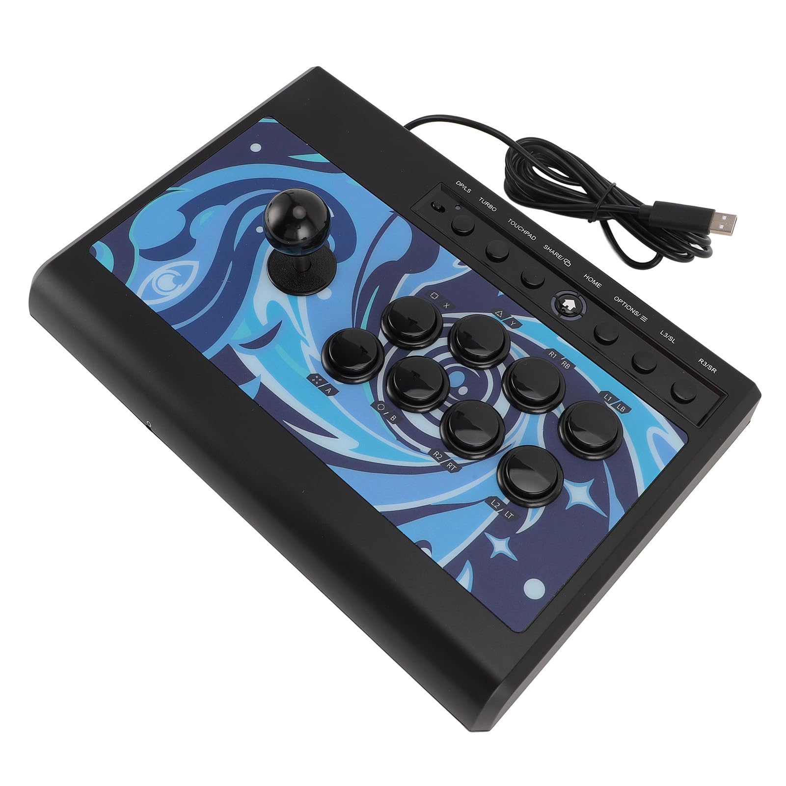 Tomantery Fight Stick Juego de Alto Rendimiento Fighting Joystick para para para PC Base Antideslizante