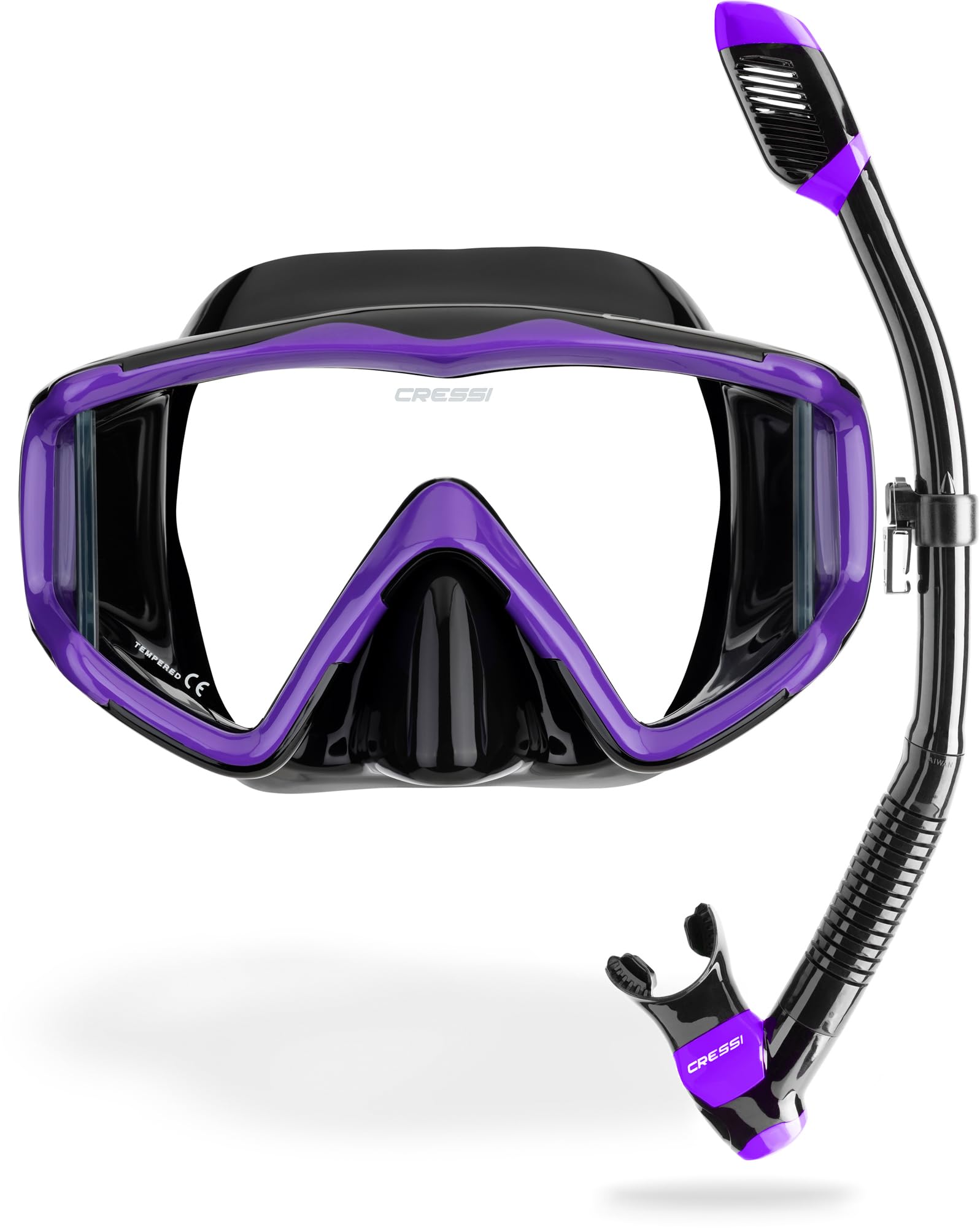 Cressi Pano 3 & Supernova Dry, Black/Purple
