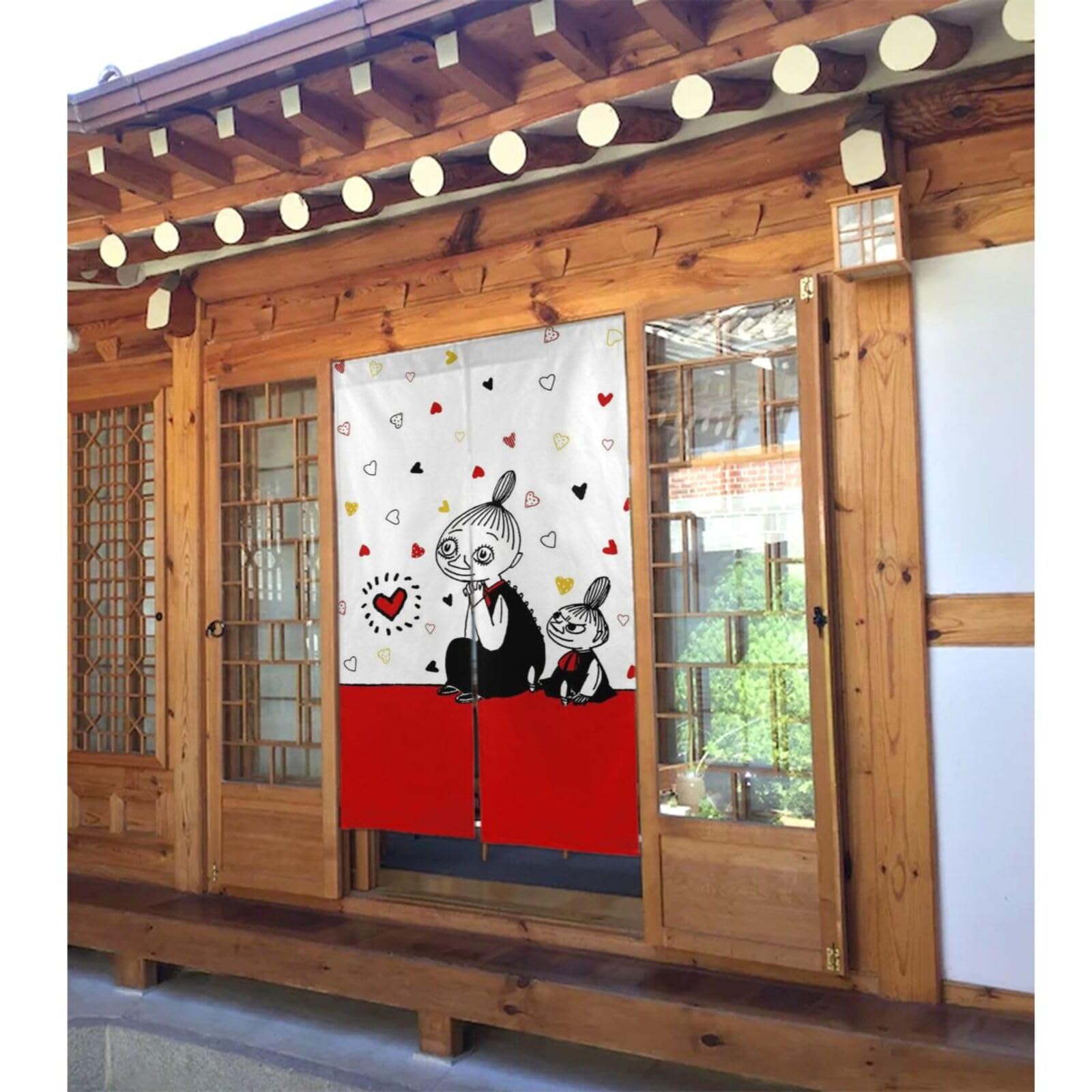 Amazon｜ムーミン リトルミイ ミー のれん カーテン ドアカーテン 暖簾