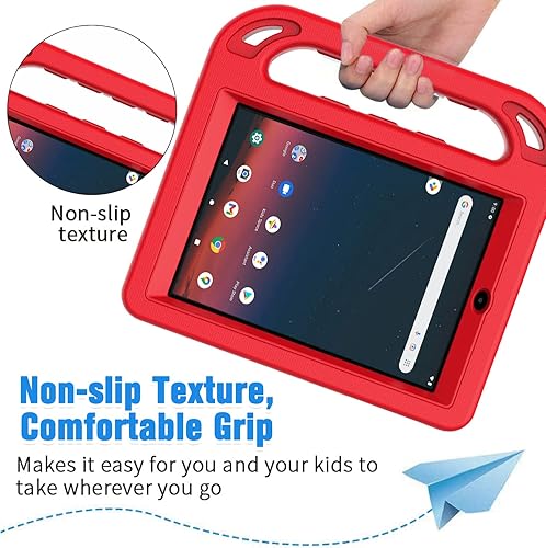 Miniatura 10 de BMOUO Funda infantil para tablet Walmart Onn de 8 pulgadas Gen 3 2022 modelo 100071483 con protector de pantalla integrado a prueba de golpes ligera
