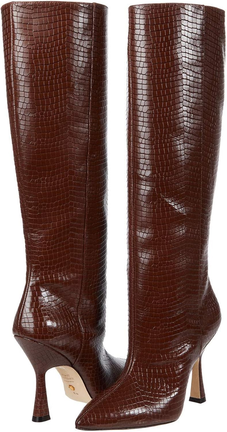 stuart weitzman croc boots
