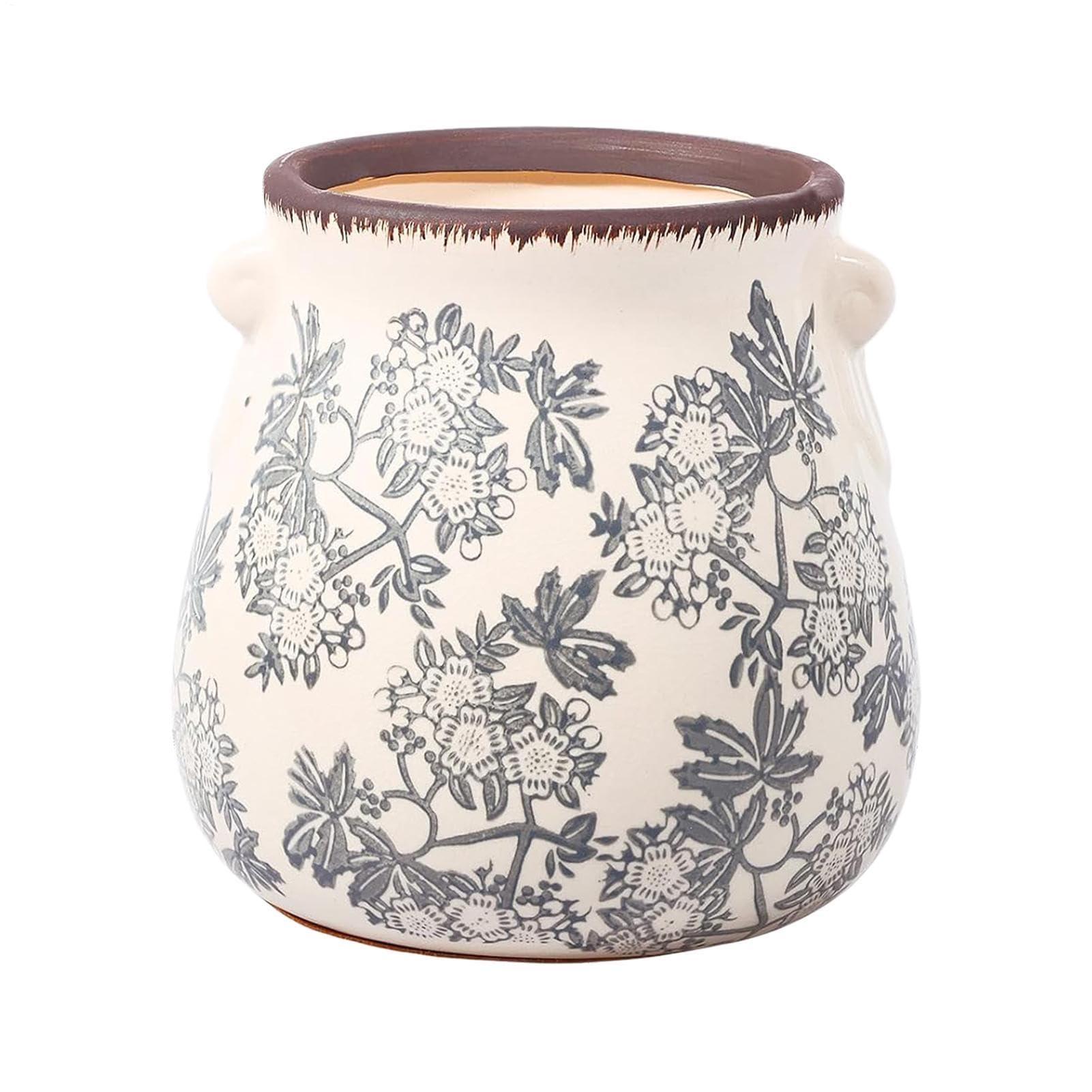 Pot à ustensiles pour plan de travail Pot Rangement Décoratif Rustique