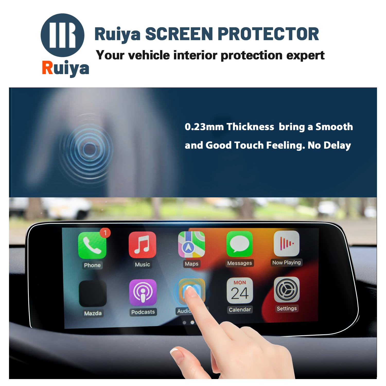 Cubierta de protección parasol para pantalla de infotainment de coche, elimina reflejos, visera de pantalla de visualización de coche para Mazda CX30 CX-30 2020-2024 - AliExprs 34