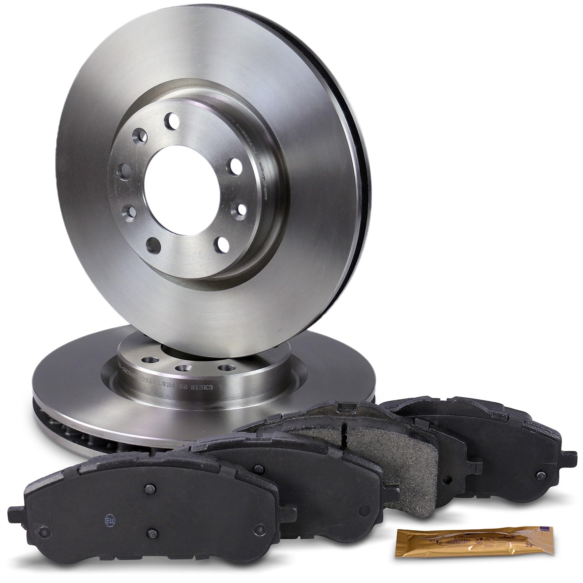 ATEC Germany Bremsenset Vorderachse inkl. Bremsscheiben Vorne Ø283mm Belüftet und