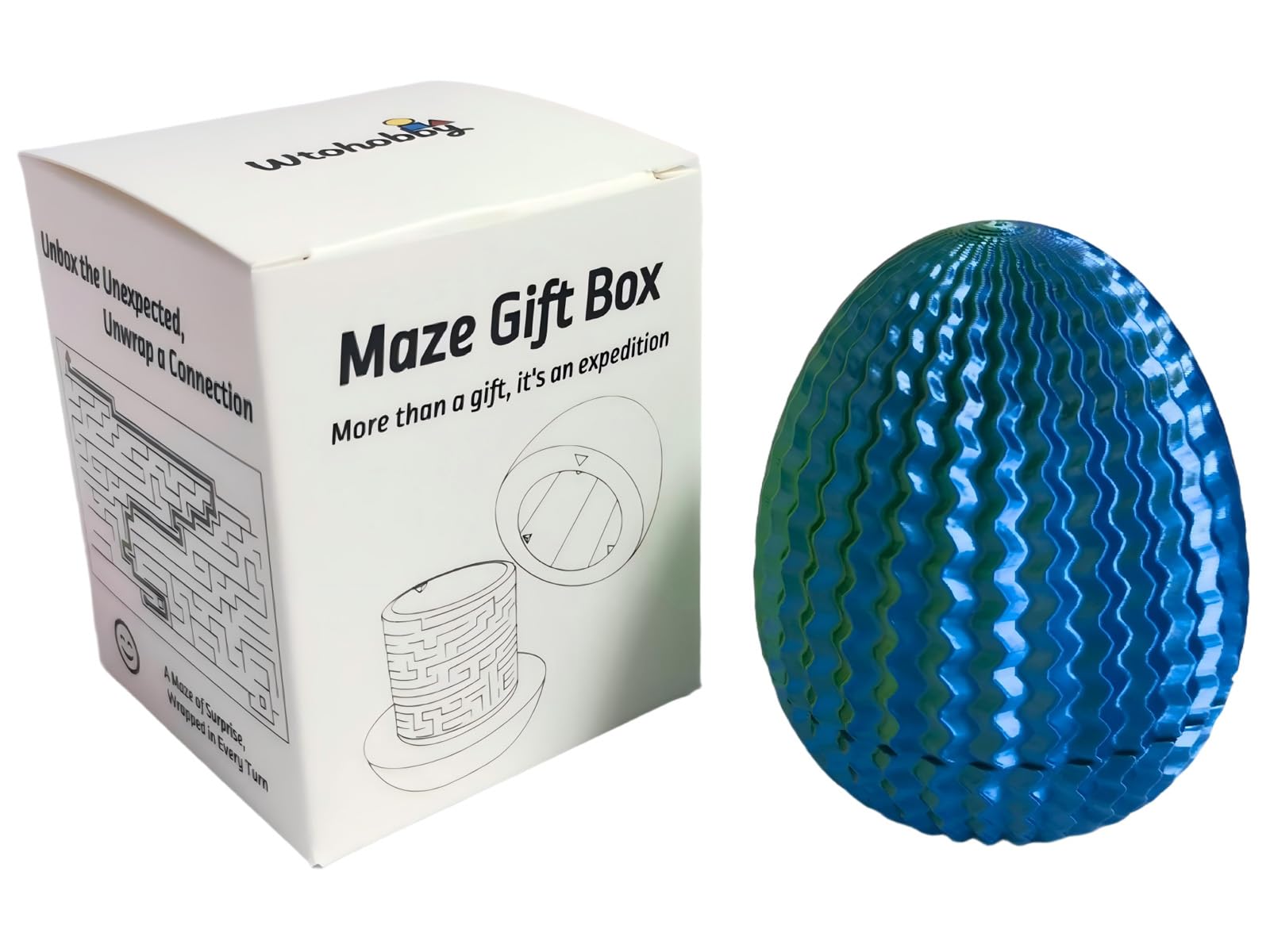 Amazon.com: Mystery Egg Maze Puzzle Box - Reusable 3D Printed