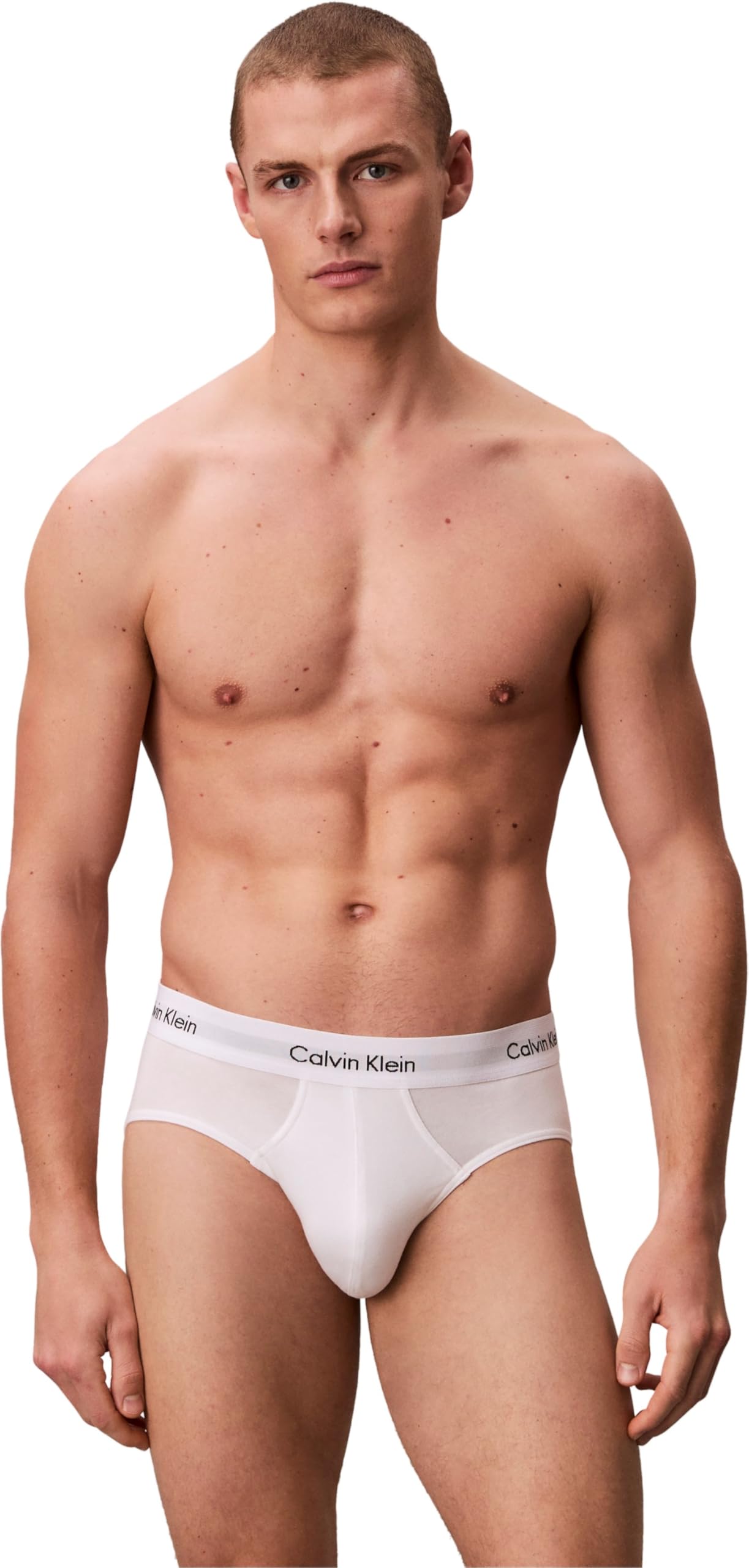 Calvin Klein 3P Hip Brief Hip Briefs Mężczyźni,Biały,XL