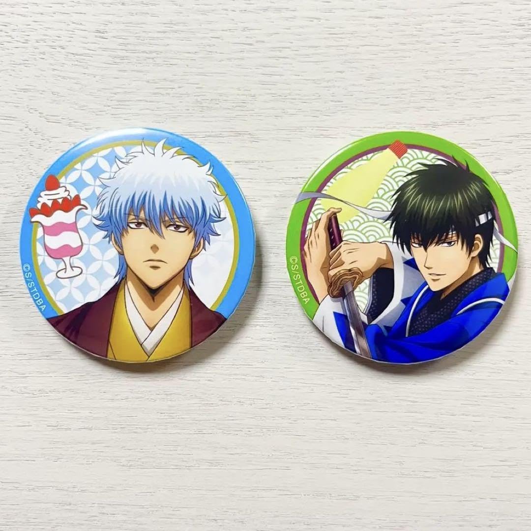 銀魂京都ブルルン滞在記 太秦映画村ラメ入りホログラム缶バッジ土方十四郎