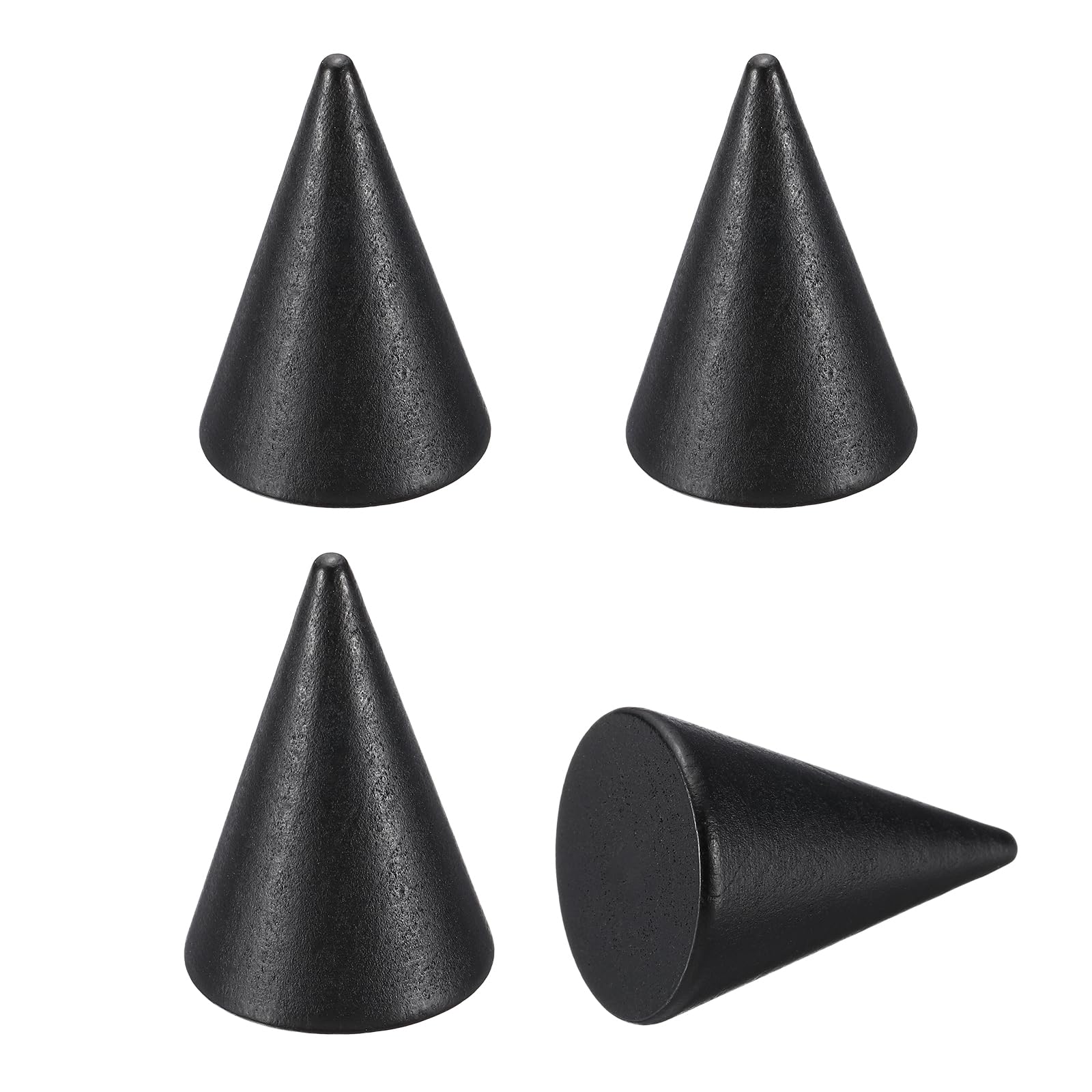 PATIKIL Wood Cone Ring Holder