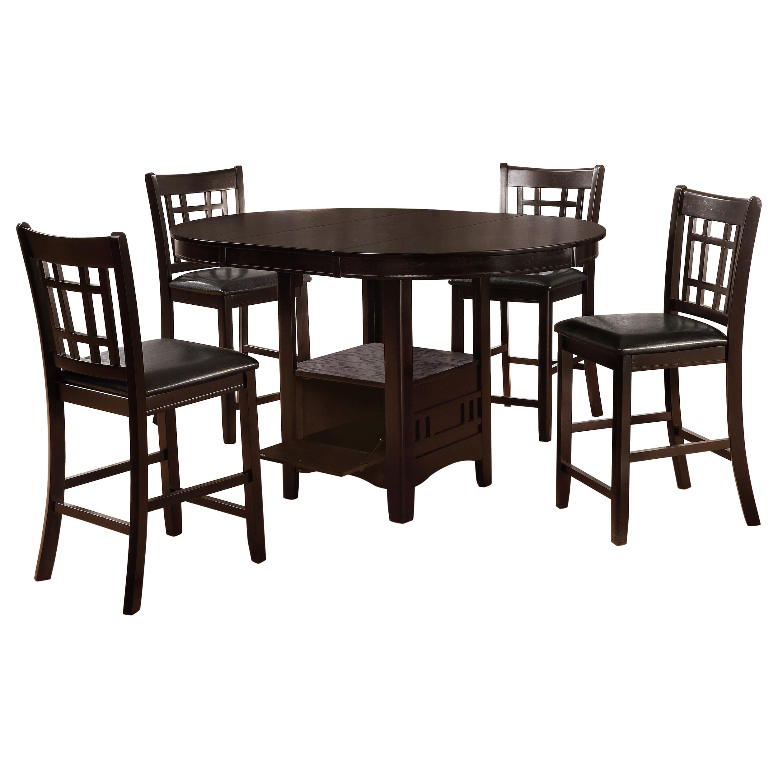 Coaster Home Furnishings LAVON 5-Piece Counter Height Dining Set