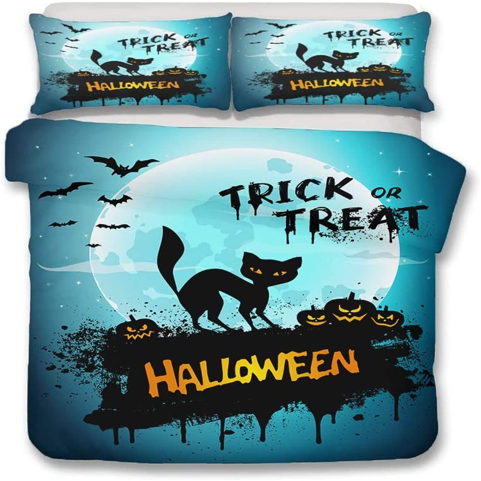 Housse de couette Halloween pour transformer votre chambre en cocon d'automne