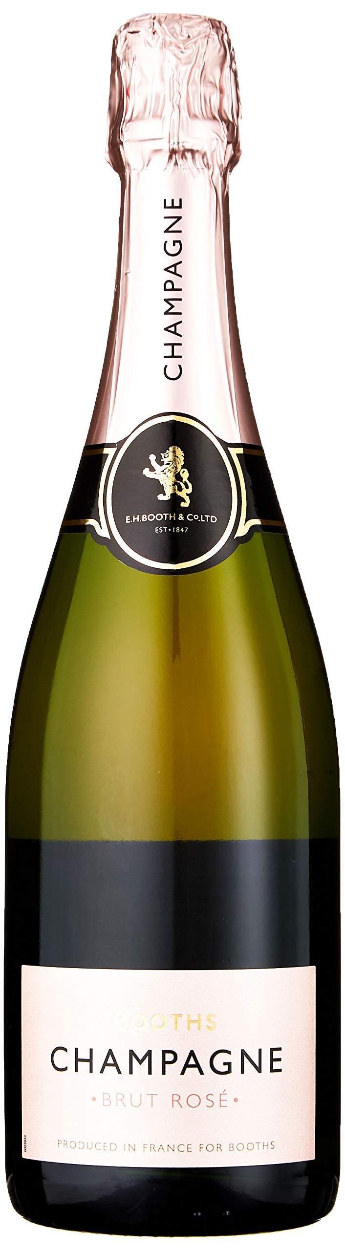 E.H. Booth & Co Brut Rosé Champagne, 75cl