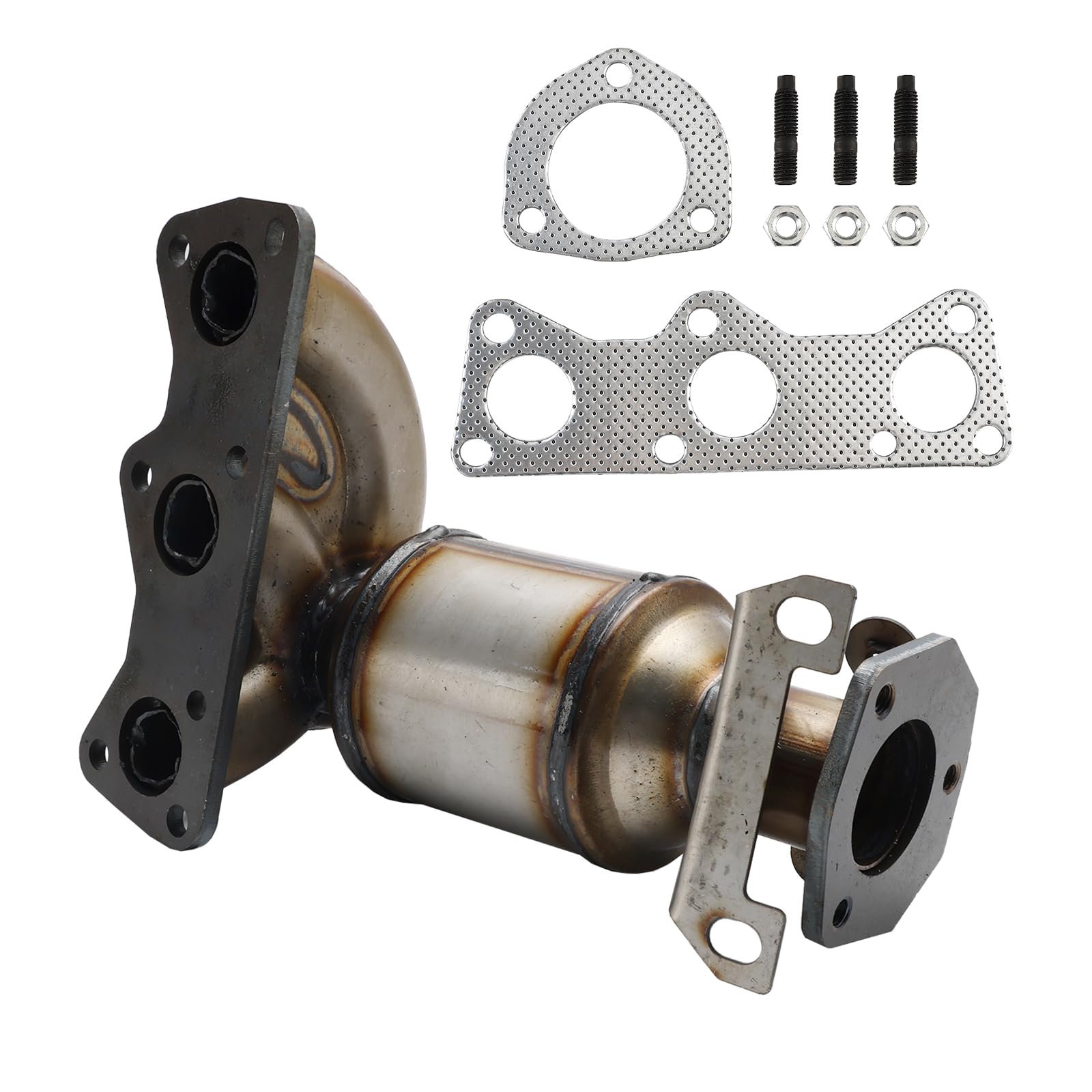 Topteng Catalytic Converter Type Approved 03D131701D Apto para VW Polo 9N 1.2 04 to 09