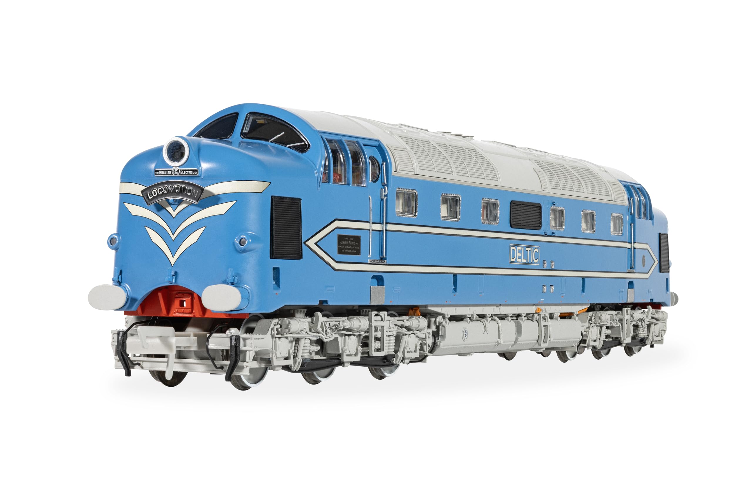 Hornby R30420 Dublo DP1 Deltic NRM, lokomotywa spalinowa, model kolejki w skali OO, gotowy do DCC, odlew ciśnieniowy, 14 lat+