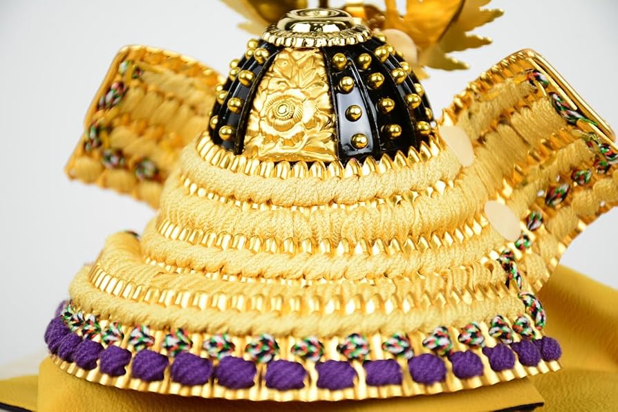 Amazon | 五月人形 寛蔵作 限定品 兜飾り 5号 ミニ兜 コンパクト