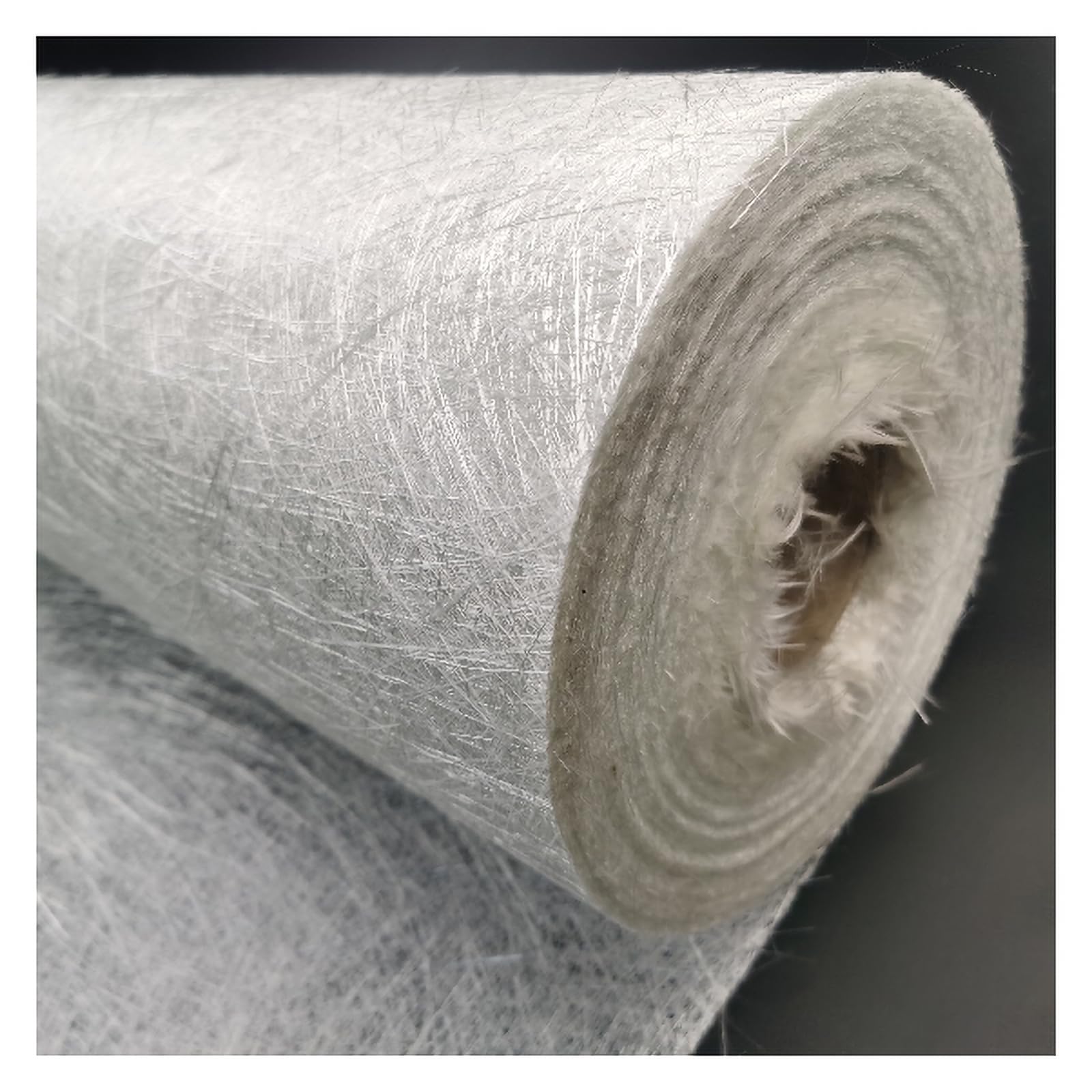 Touguqing Chopped Strand Fiberglass Matting Resin & Epoxy Compatible Fiberglass Mat Roll 35ftx41in for Product Boat Camper Repair(Size:1.04 * 32m(3.3