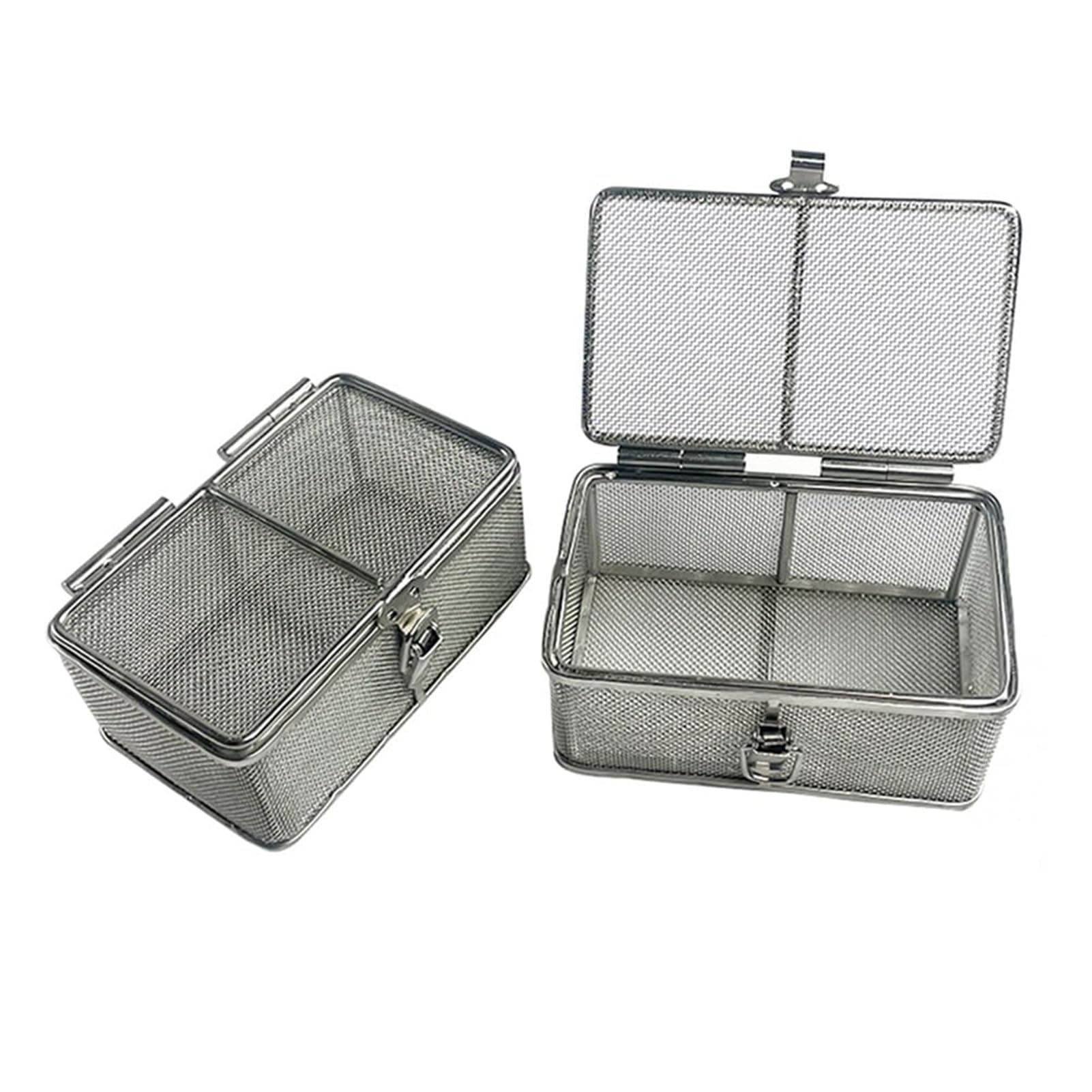 Strumenti Medici in Acciaio Inossidabile Scatola di Disinfezione, Cesto di Disinfezione Medica, Sterilizzazione di Disinfezione, per Strumenti Dentali Medici Chirurgici