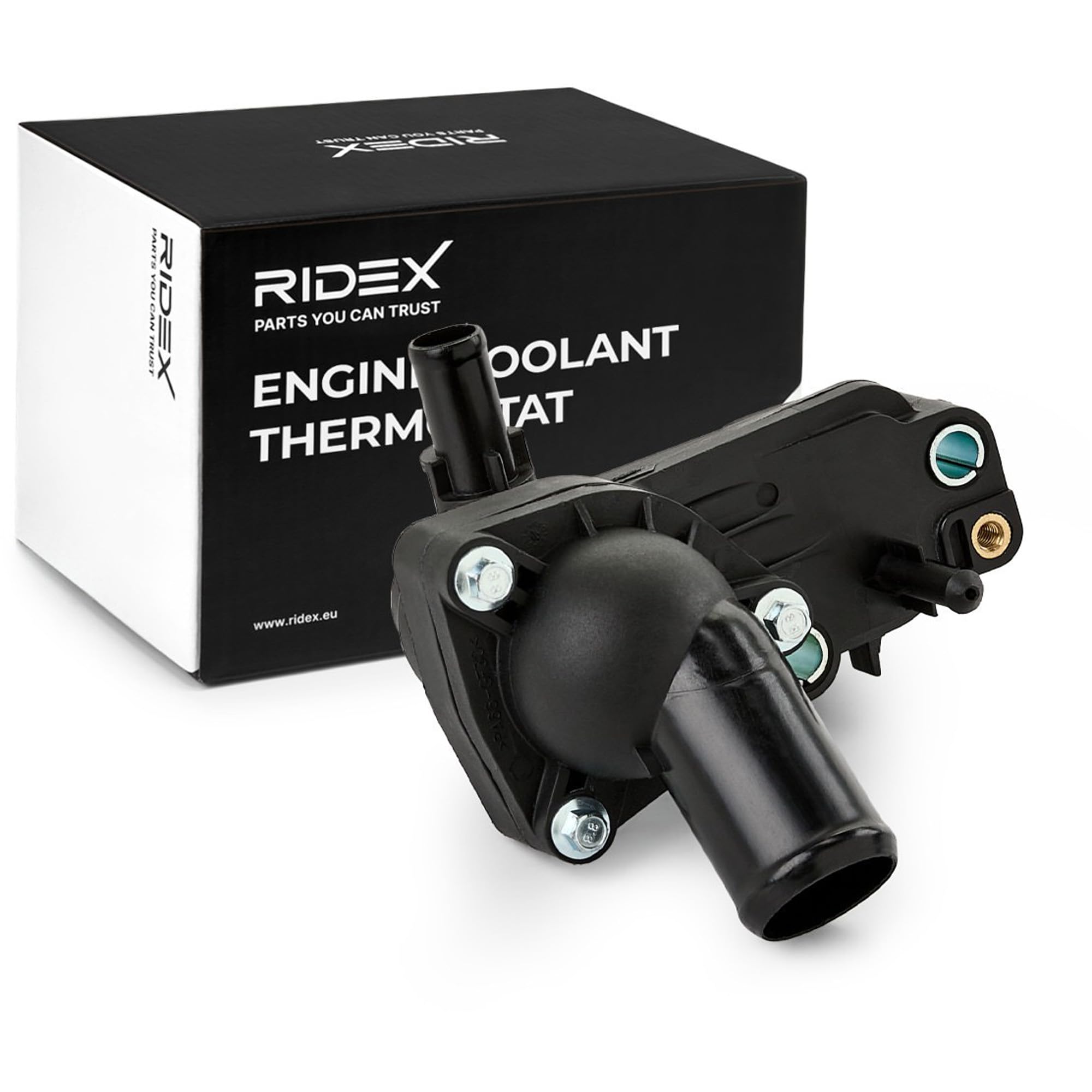 RIDEX 316T0146 Termostato motore con bocchettone tubo con termostato Compatibilità con FORD Focus II Hatchback DA, HCP, DP