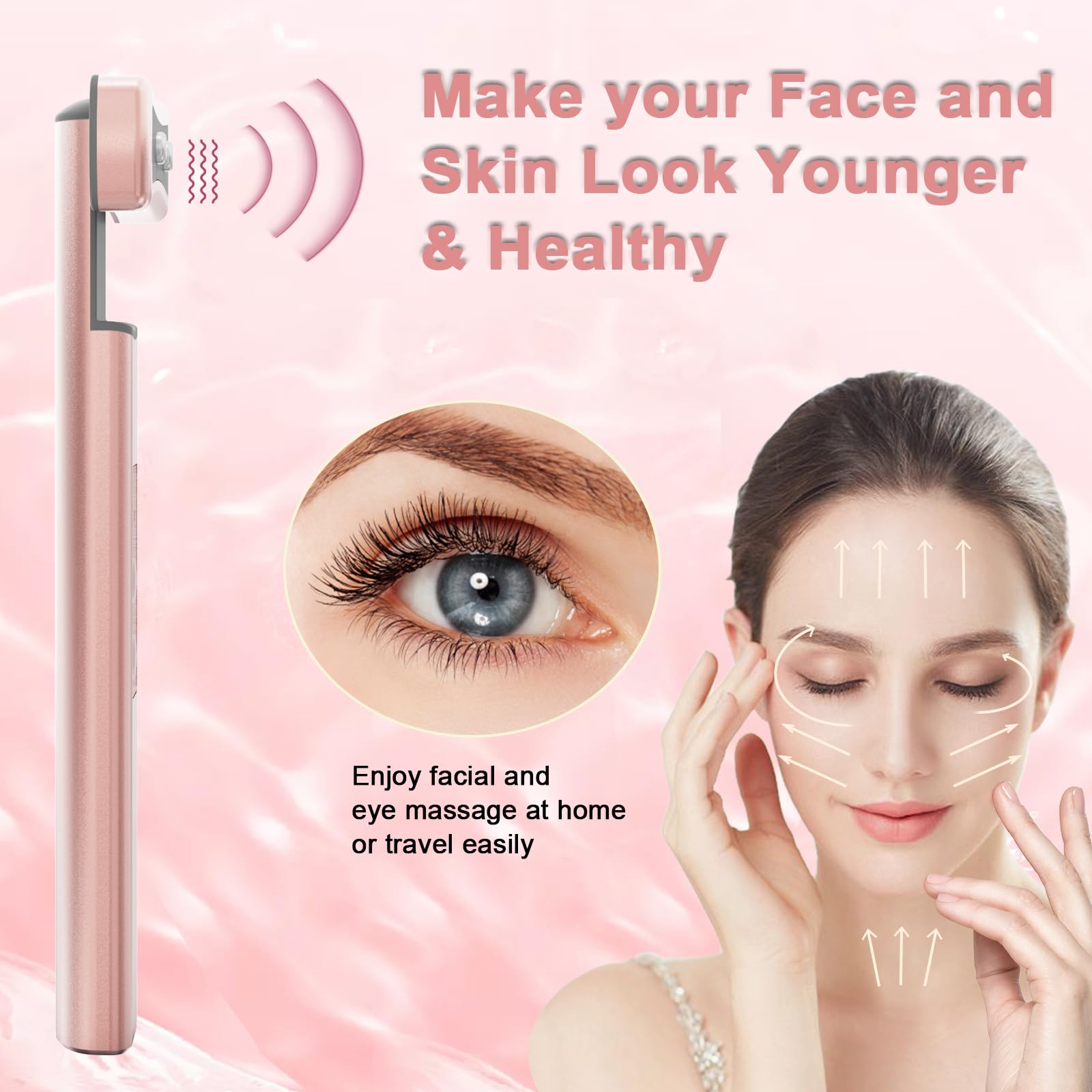 Amazon.com: Red Light Therapy for Face, 6 in 1 LED Light Therapy Eye  Equipment for Skin,Face Wand with Facial Massager, Skincare Facial Wand, Vibration, Thermal, Microcurrent，Portable Beauty Tools : Beauty & Personal  Care