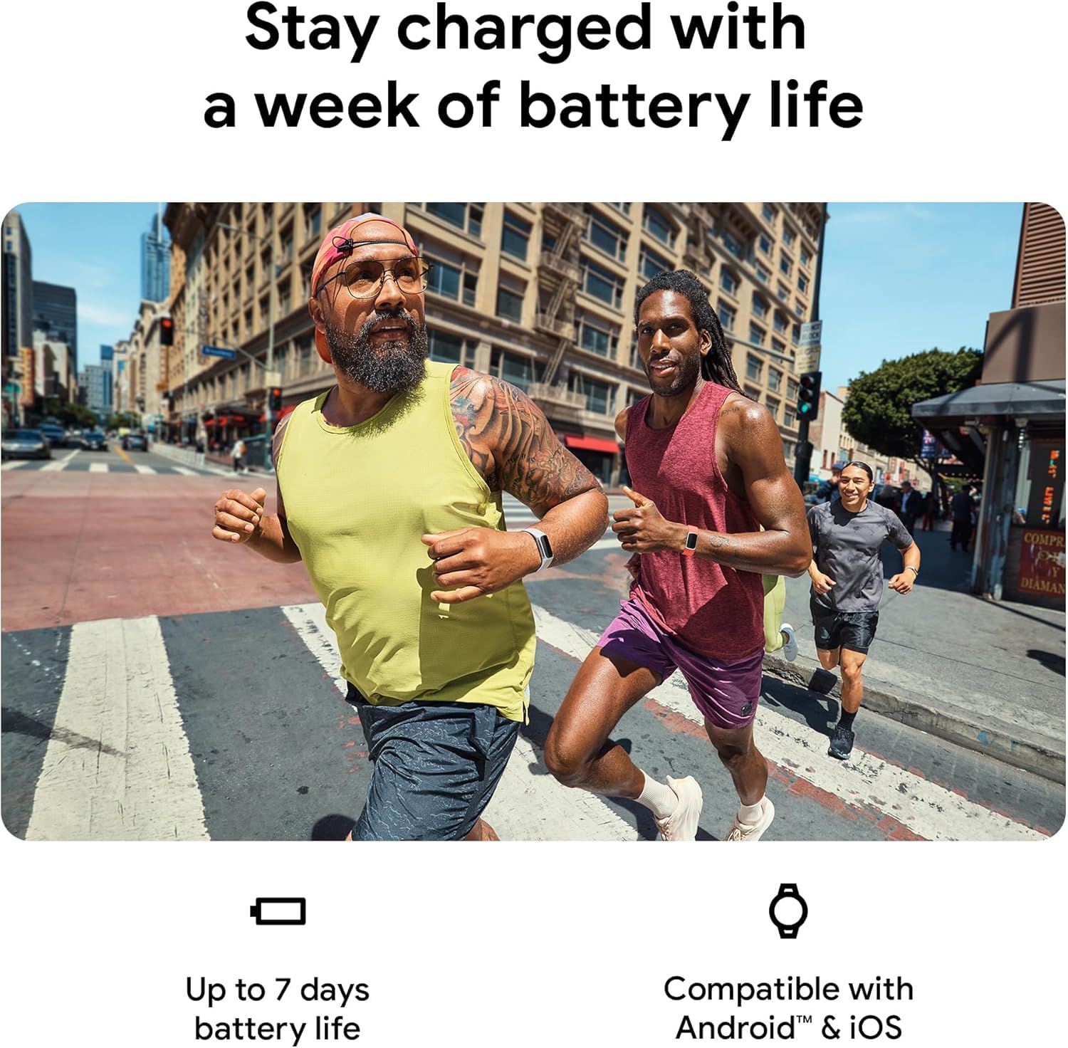 Fitbit Charge 6 Fitness Tracker with Heart Rate, GPS, Premium Membership, Health Tools - Porcelain/Silver, x (Renewed)