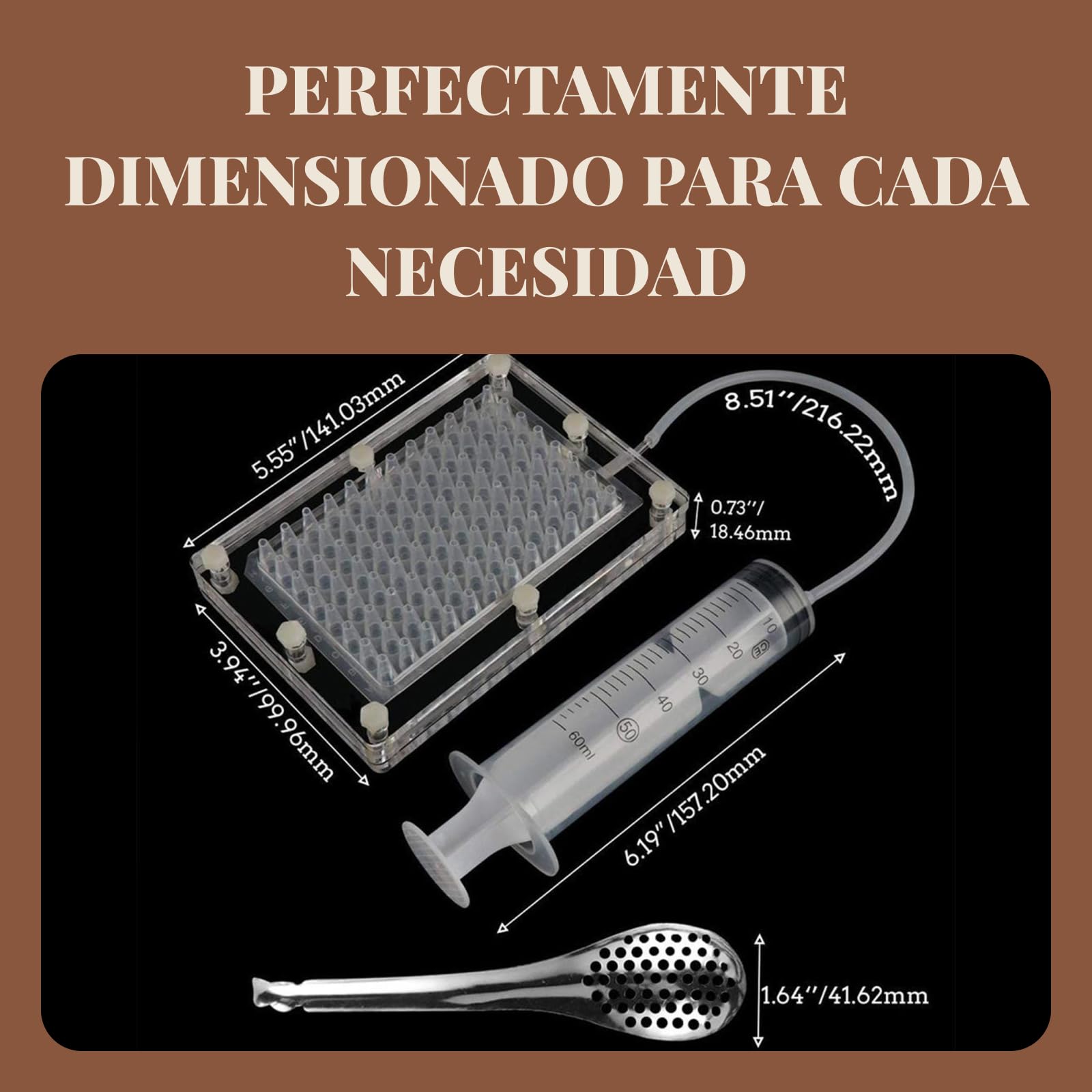 profesion Gastronomía Maker Gourmet Dispensador de Esferificación Gotero y Herramientas