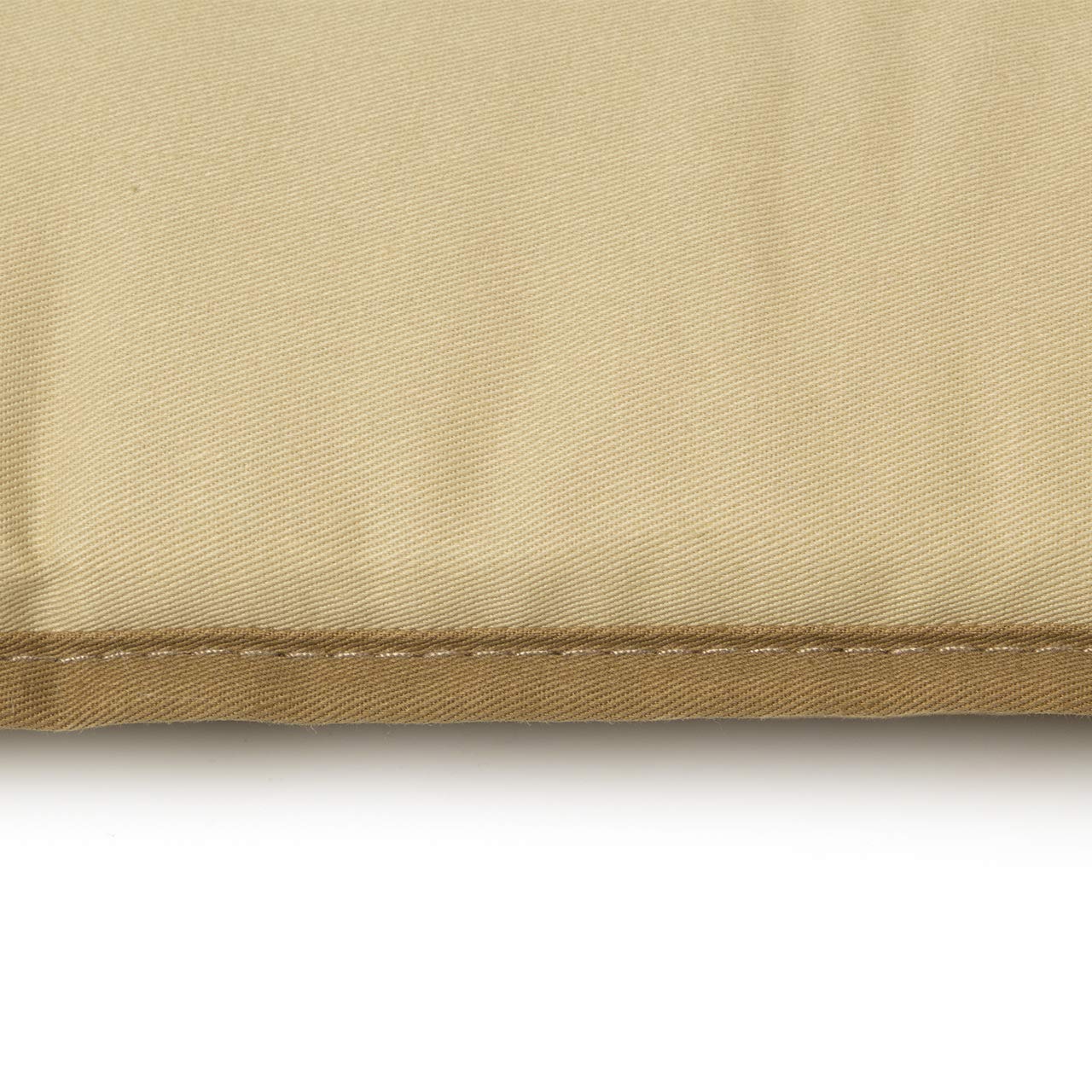 Wallace & Jones | Wendedecke pflegeleicht waschbar bis 95°C - gepolsterte Indoor/Outdoor Liegedecke für Hunde | XL - 130 x 90 cm - Beige/Braun