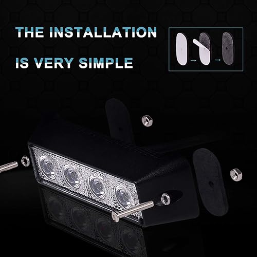Miniatura 7 de kawell 12 W DC 10  30 V 6500 K LED Off Road Luz de trabajo Bar impermeable para Jeep cabinaBarcoSUVTruckCocheATVsPescaDeck conducción