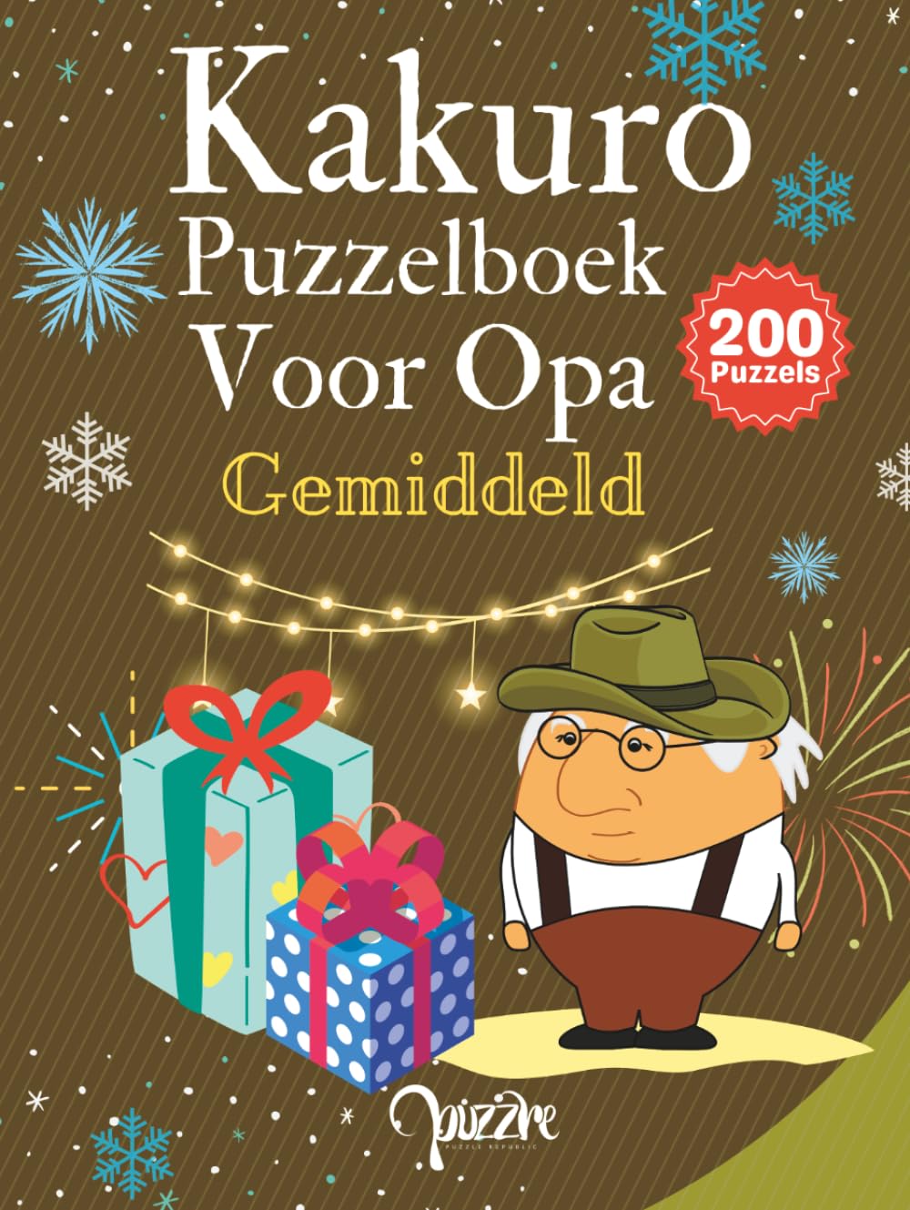 Kakuro Puzzelboek Voor Opa Gemiddeld: Logische Puzzels Voor Senioren