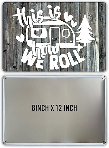 Miniatura 6 de QIONGQI Letrero de metal con texto en inglés "Things I Do in My Spare Time" Tractors para decoración del hogar, regalos para decoración del hogar