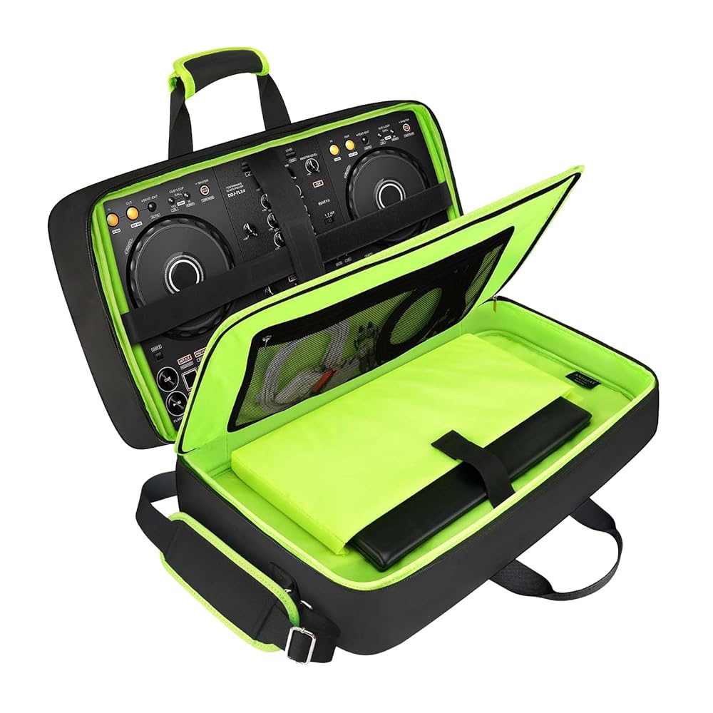 DDJ-FLX4 コントローラー　保護ケース、オーディオ変換ケーブル付き DDJ-FLX4 コントローラー 保護ケース、オーディオ変換ケーブル